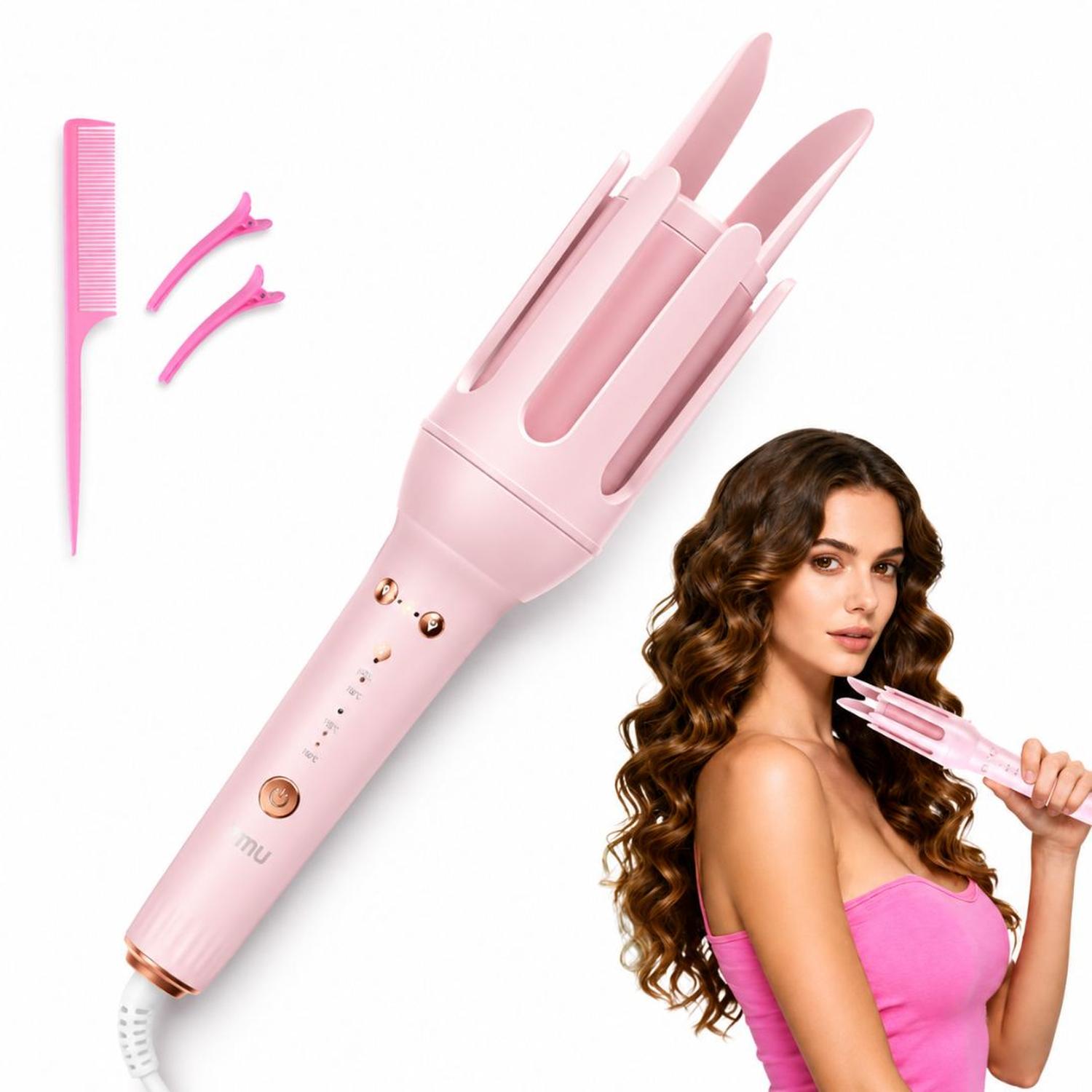 ONDULADOR RIZADORA YX630 AUTOMÁTICA DE CABELLO 32MM PROFESIONAL 4 NIVELES TAMAÑO M - 1