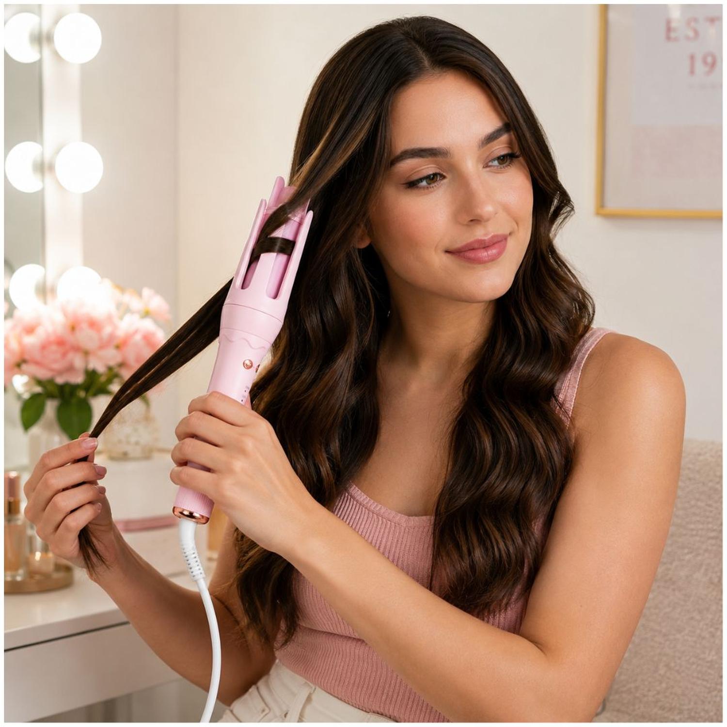 ONDULADOR RIZADORA YX630 AUTOMÁTICA DE CABELLO 32MM PROFESIONAL 4 NIVELES TAMAÑO M - 2