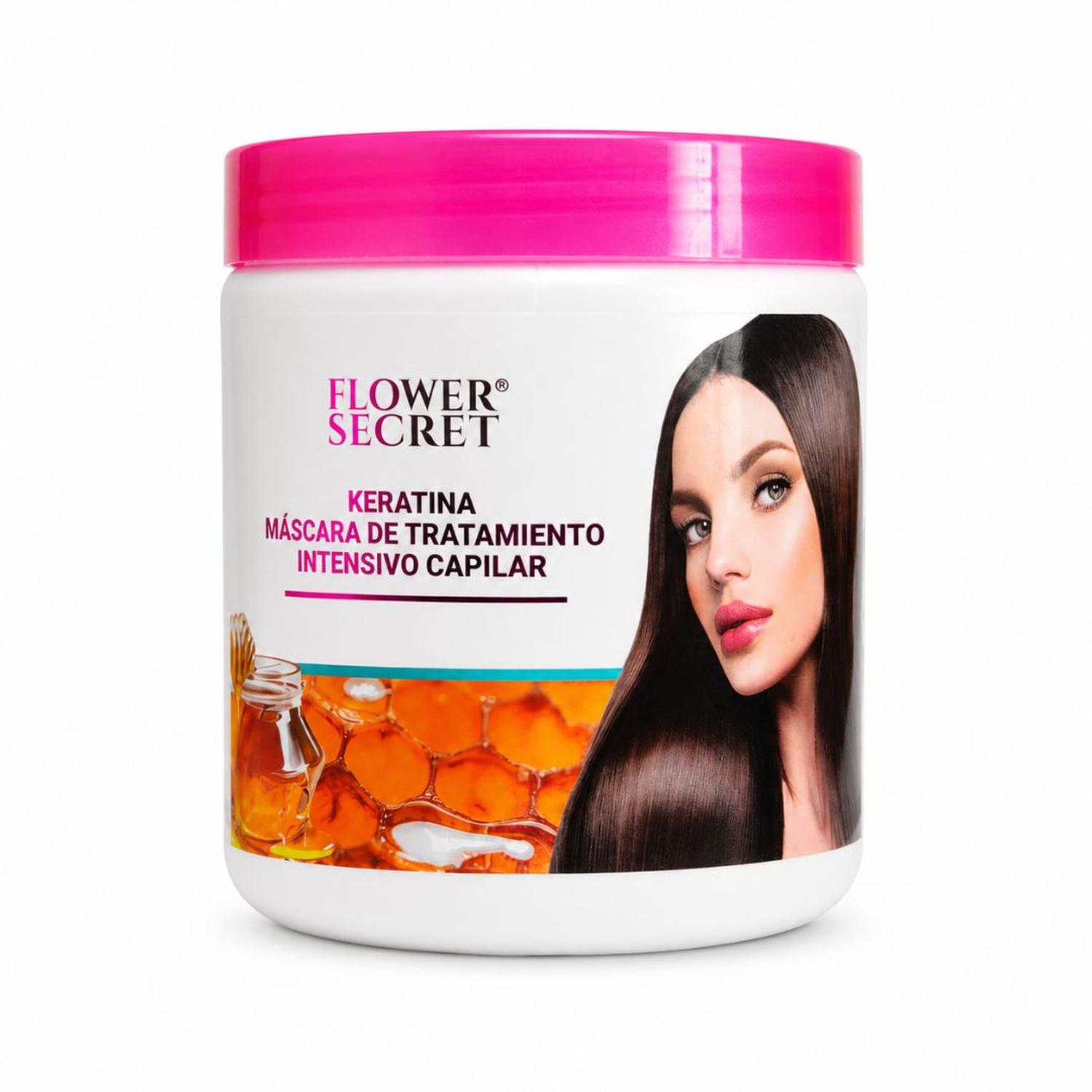 MASCARILLA CAPILAR FLOWER SECRET KERATINA 500 ML TRATAMIENTO HIDRATANTE Y NUTRITIVO - 1