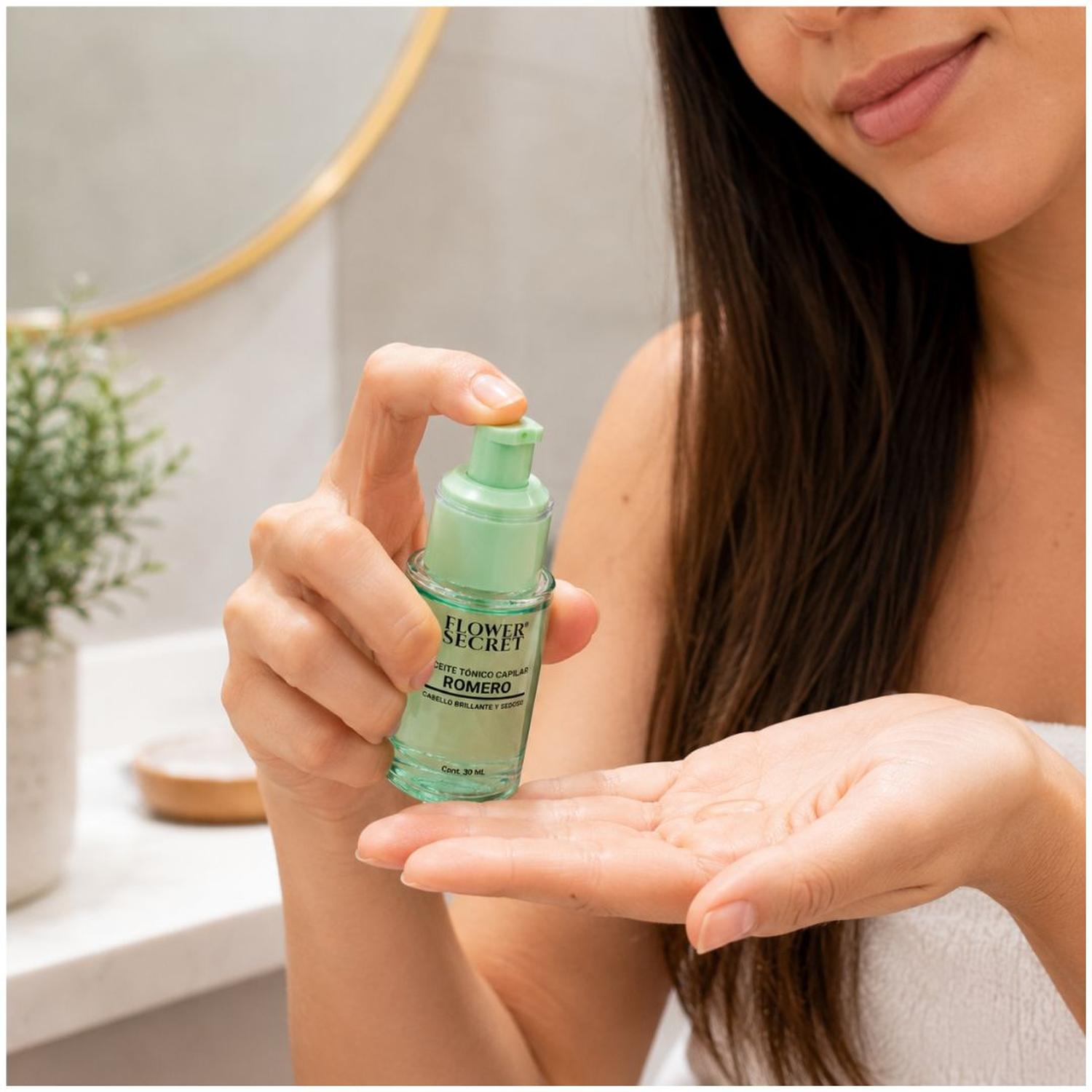 ACEITE TÓNICO CAPILAR DE ROMERO FLOWER SECRET 30ML ANTI-FRIZZ NUTRE FORTALECE - 3