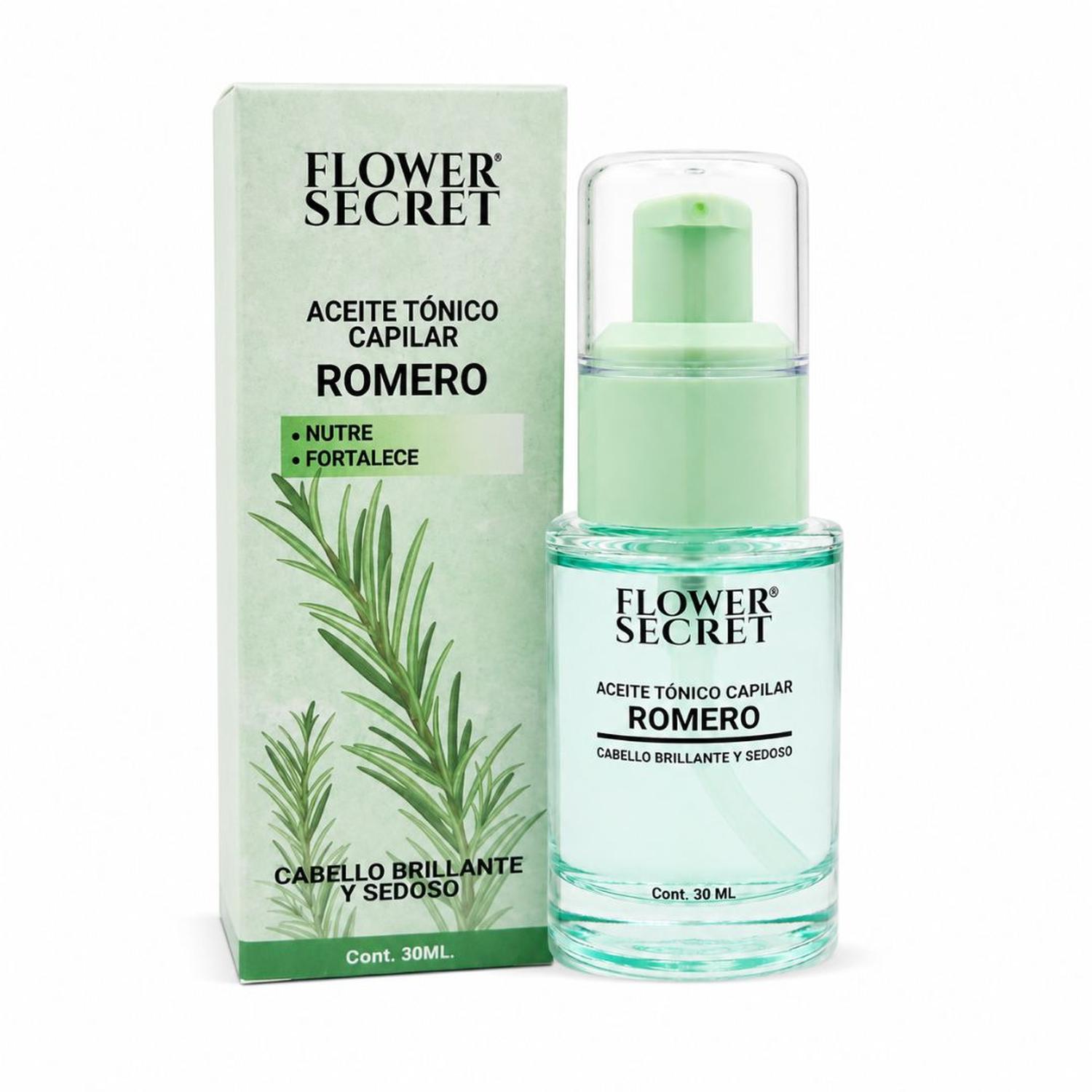 ACEITE TÓNICO CAPILAR DE ROMERO FLOWER SECRET 30ML ANTI-FRIZZ NUTRE FORTALECE - 5