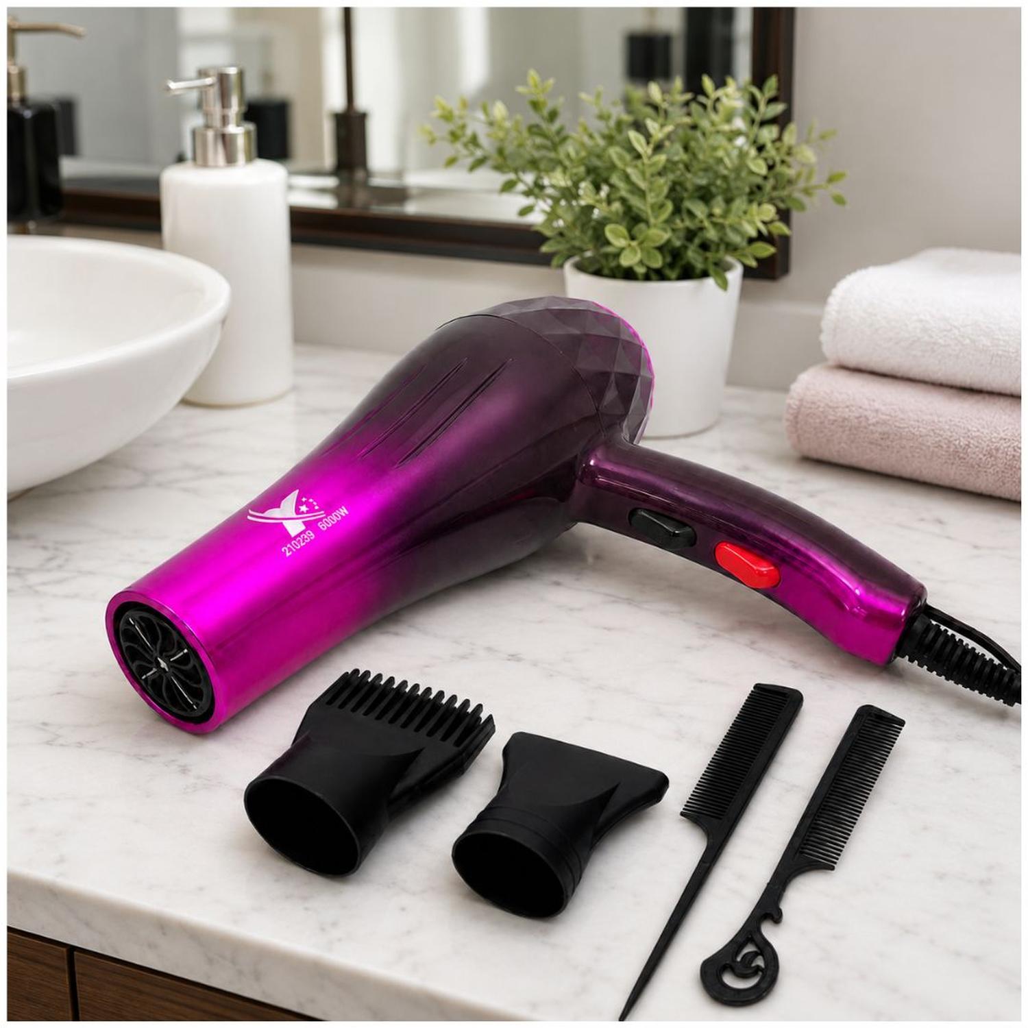 SECADORA DE CABELLO PROFESIONAL MODELO 270239 4 EN 1 DE 6000W - 4