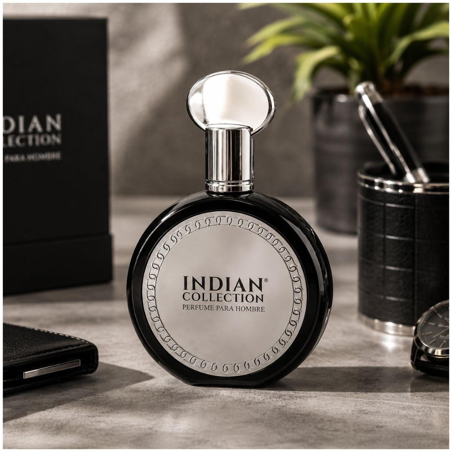 PERFUME PARA HOMBRE COLONIA INDIAN COLLECTION LTF606 100ML FRAGANCIA EN SPRAY - 3