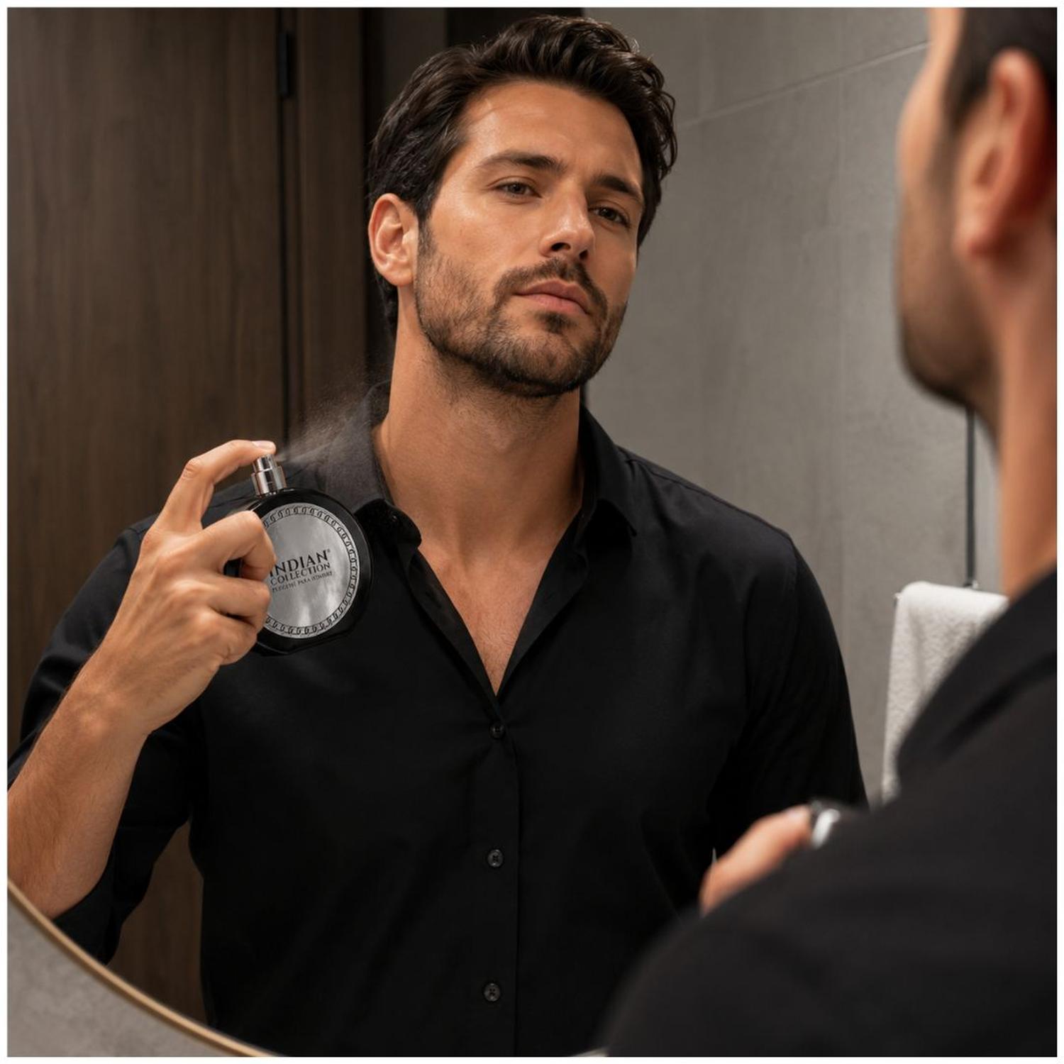 PERFUME PARA HOMBRE COLONIA INDIAN COLLECTION LTF606 100ML FRAGANCIA EN SPRAY - 4