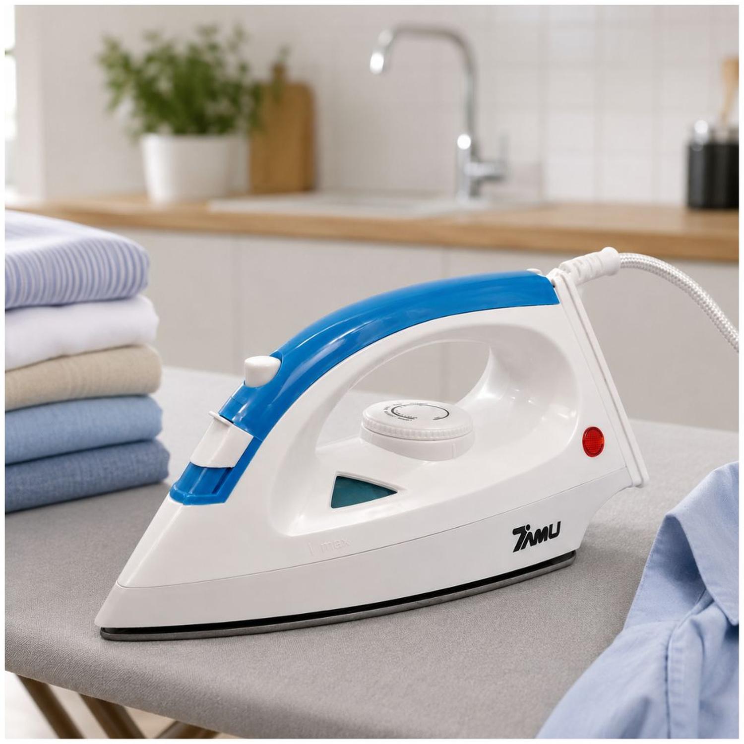 PLANCHA A VAPOR ELÉCTRICA 1200W BASE ANTIADHERENTE ZIMU R1808 - 4