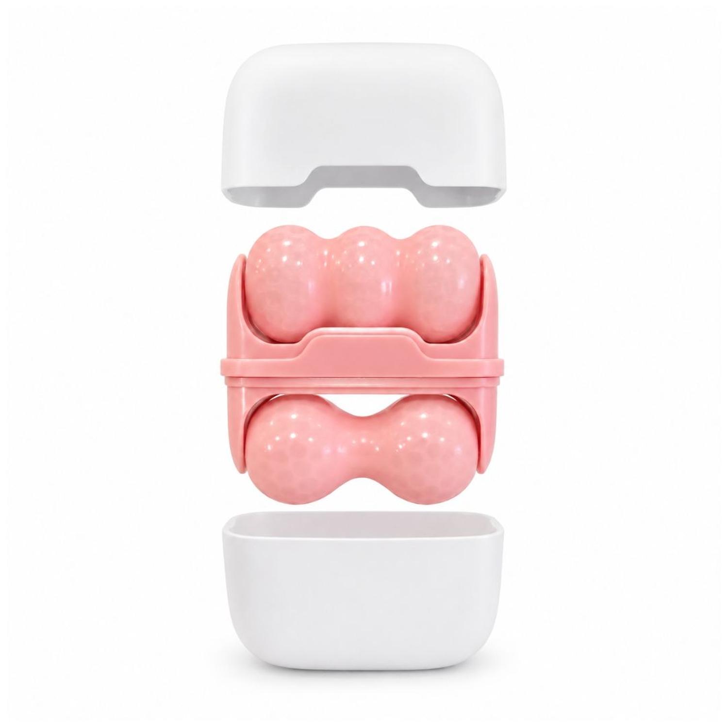 MASAJEADOR FACIAL ICE ROLLER S30 SKINCARE ROSTRO CUELLO CUERPO DOBLE CABEZAL TAMAÑO M - 2
