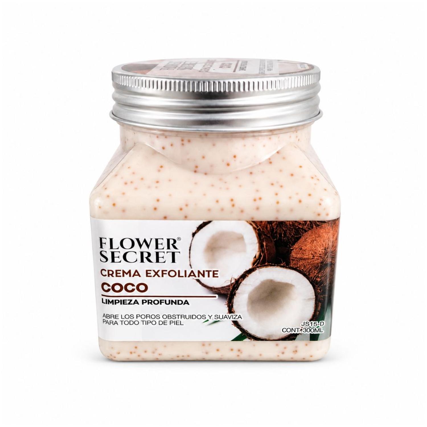 CREMA EXFOLIANTE CORPORAL JS15-D FLOWER SECRET COCO 300 ML - 1