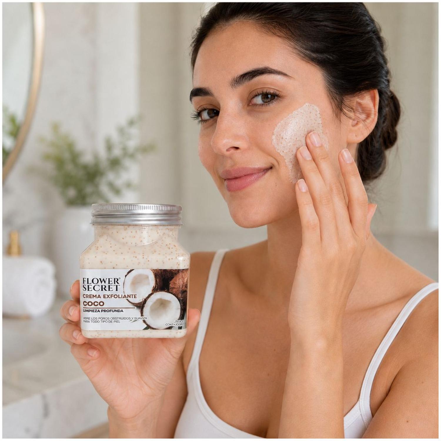CREMA EXFOLIANTE CORPORAL JS15-D FLOWER SECRET COCO 300 ML - 2