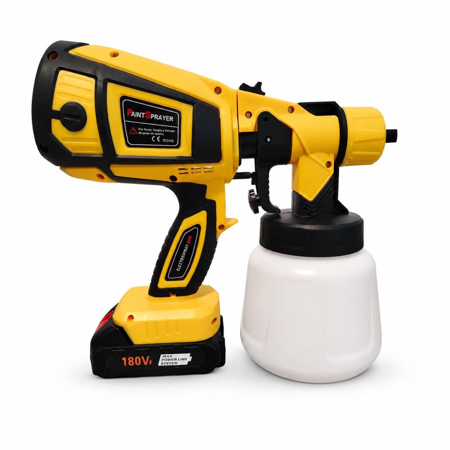 PISTOLA PARA PINTAR CN-6000D INALÁMBRICA RECARGABLE 180VF PULVERIZADOR 200W - 5
