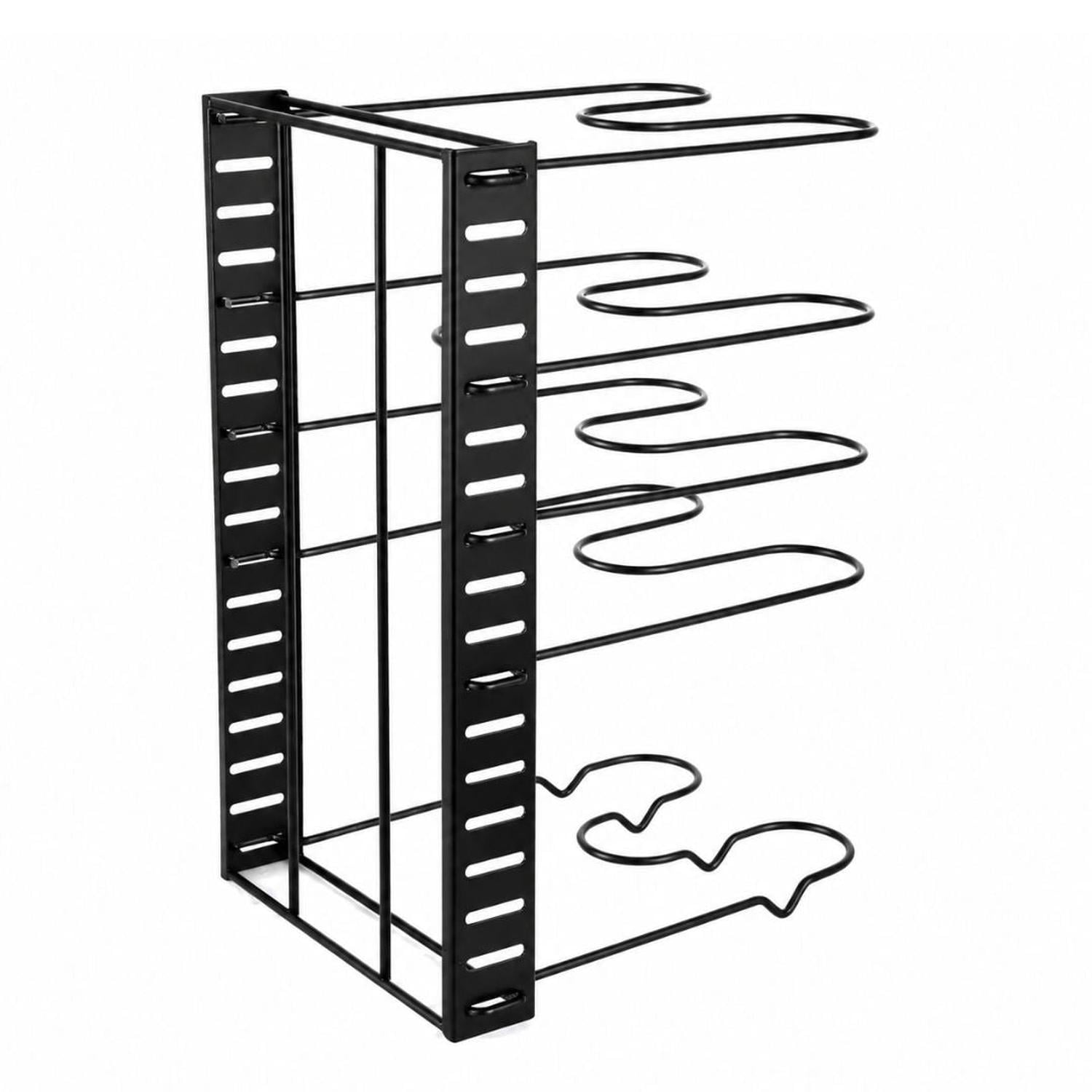 ESTANTE ORGANIZADOR DE OLLAS SARTENES Y TAPAS DE 5 NIVELES AJUSTABLE WL-CF049 - 5