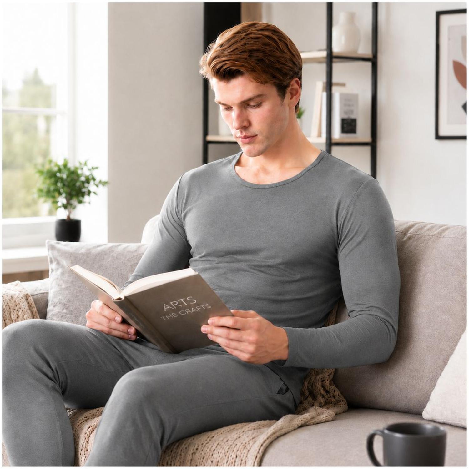 POLO CALENTADOR TÉRMICO SPANDEX MANGA LARGA PARA HOMBRE XL - 3