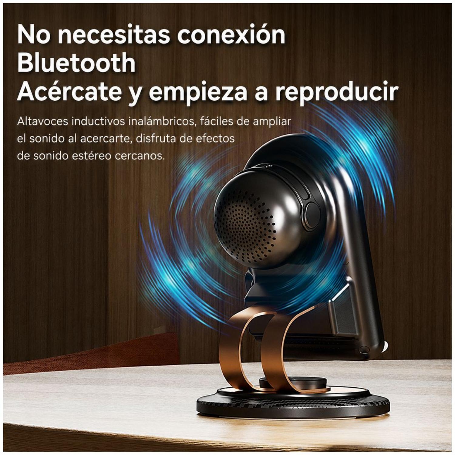 SOPORTE PARA CELULAR 360° CON PARLANTE INTEGRADO CONECTIVIDAD INDUCCIÓN BLUETOOTH 5.3 - 3