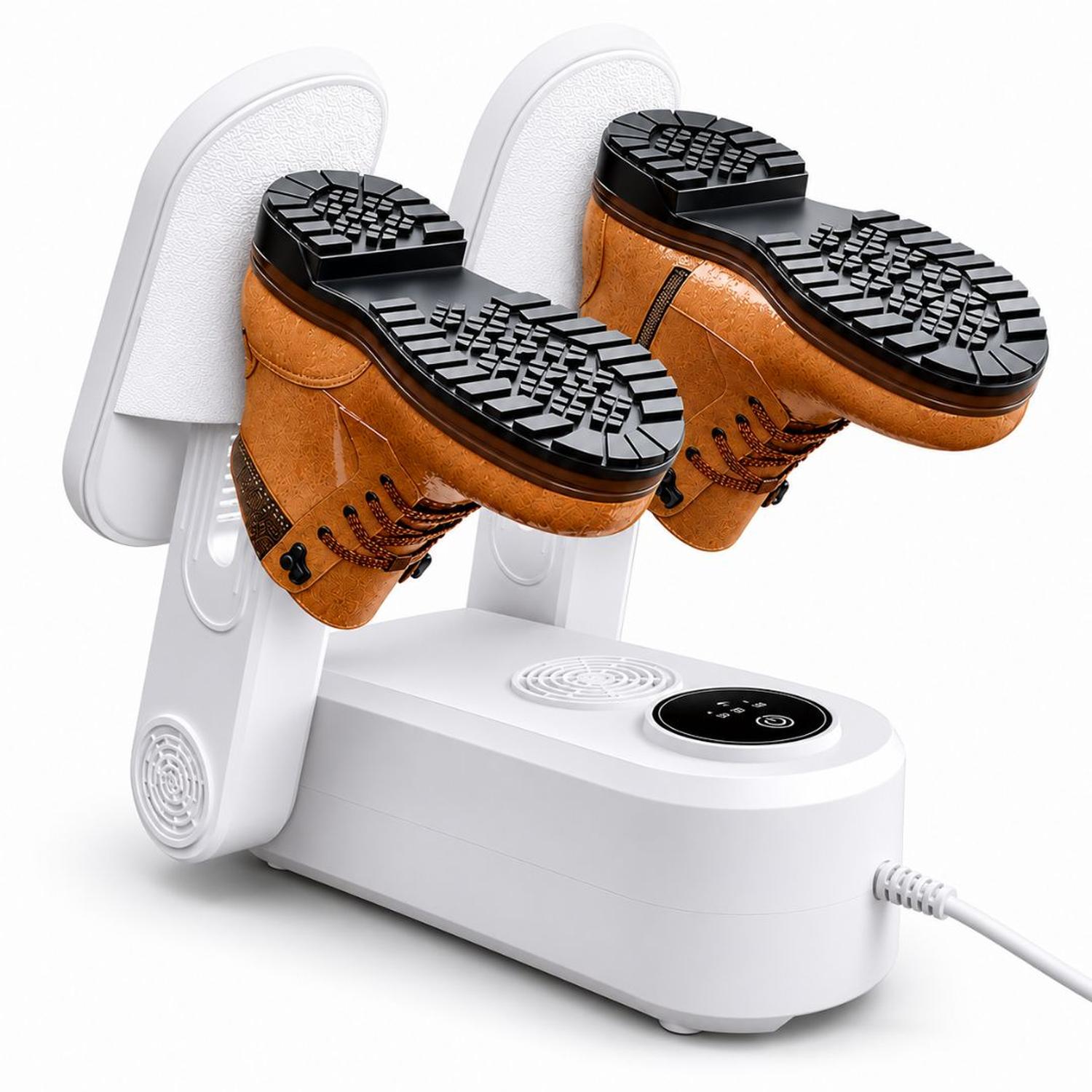 SECADOR ELÉCTRICO DE 4 ZAPATOS ZAPATILLAS HXQ-08 CON UV DESODORIZADOR 160W TAMAÑO M - 1