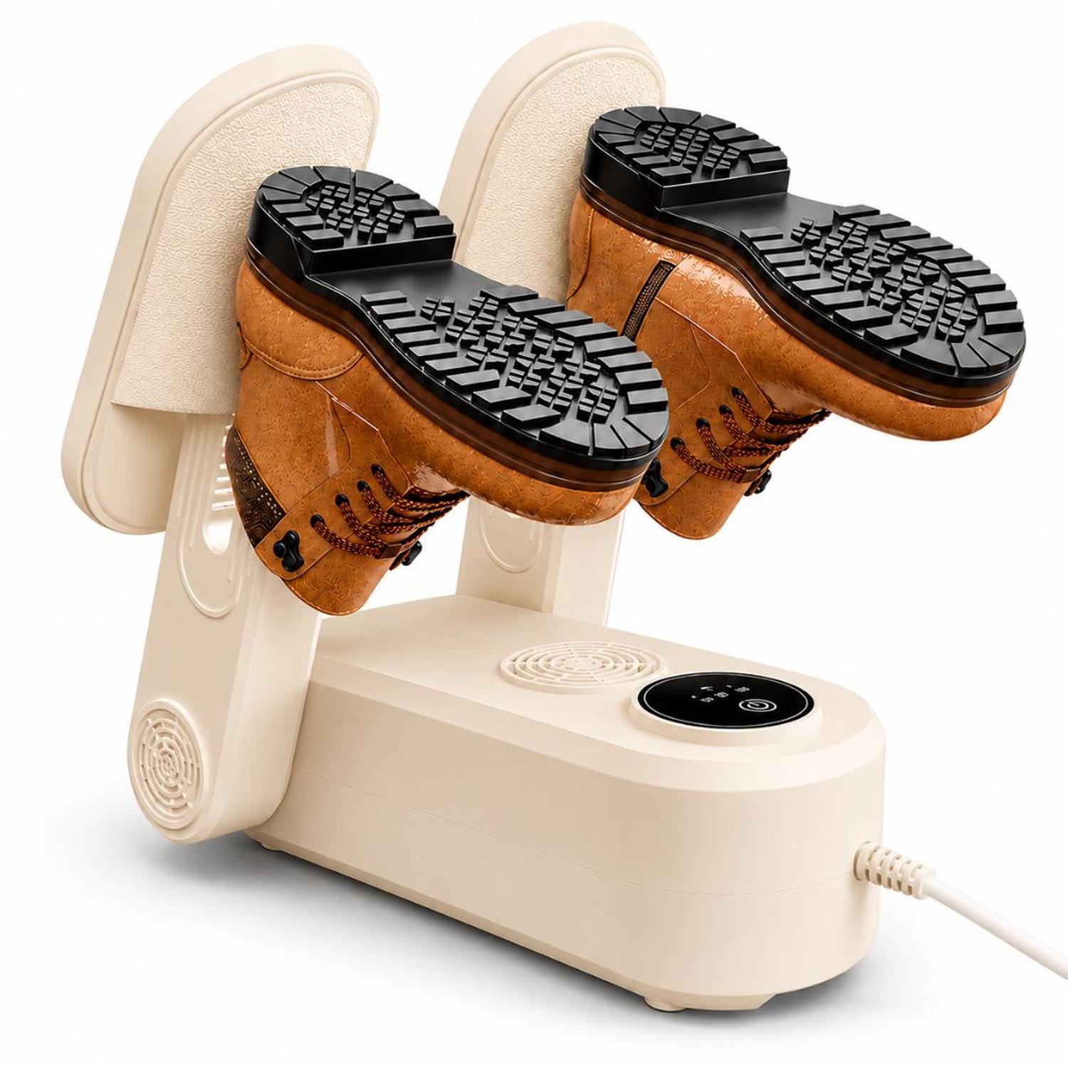 SECADOR ELÉCTRICO DE 4 ZAPATOS ZAPATILLAS HXQ-08 CON UV DESODORIZADOR 160W TAMAÑO M - 1