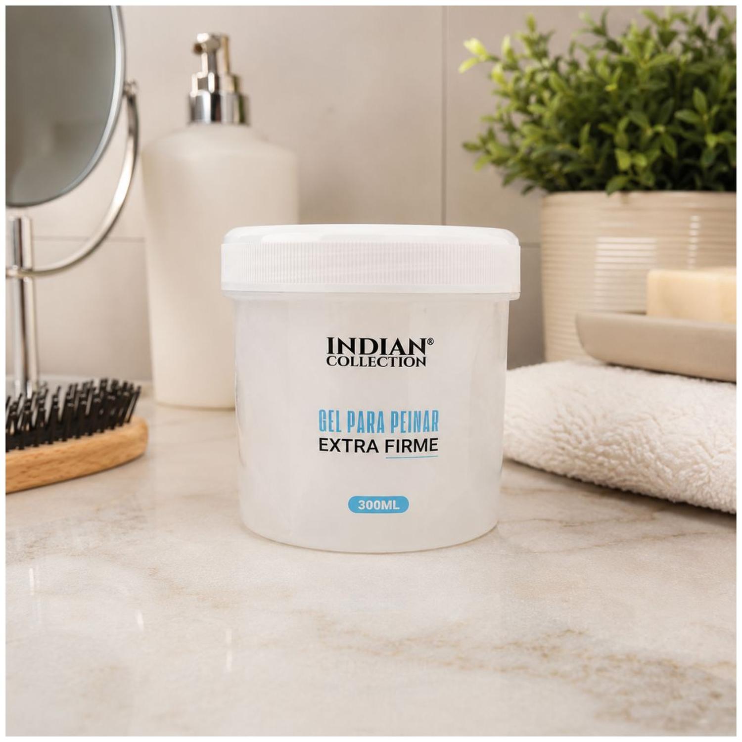 GEL EXTRA FUERTE PARA HOMBRE INDIAN COLLECTION 300ML TODO TIPO DE CABELLO - 3