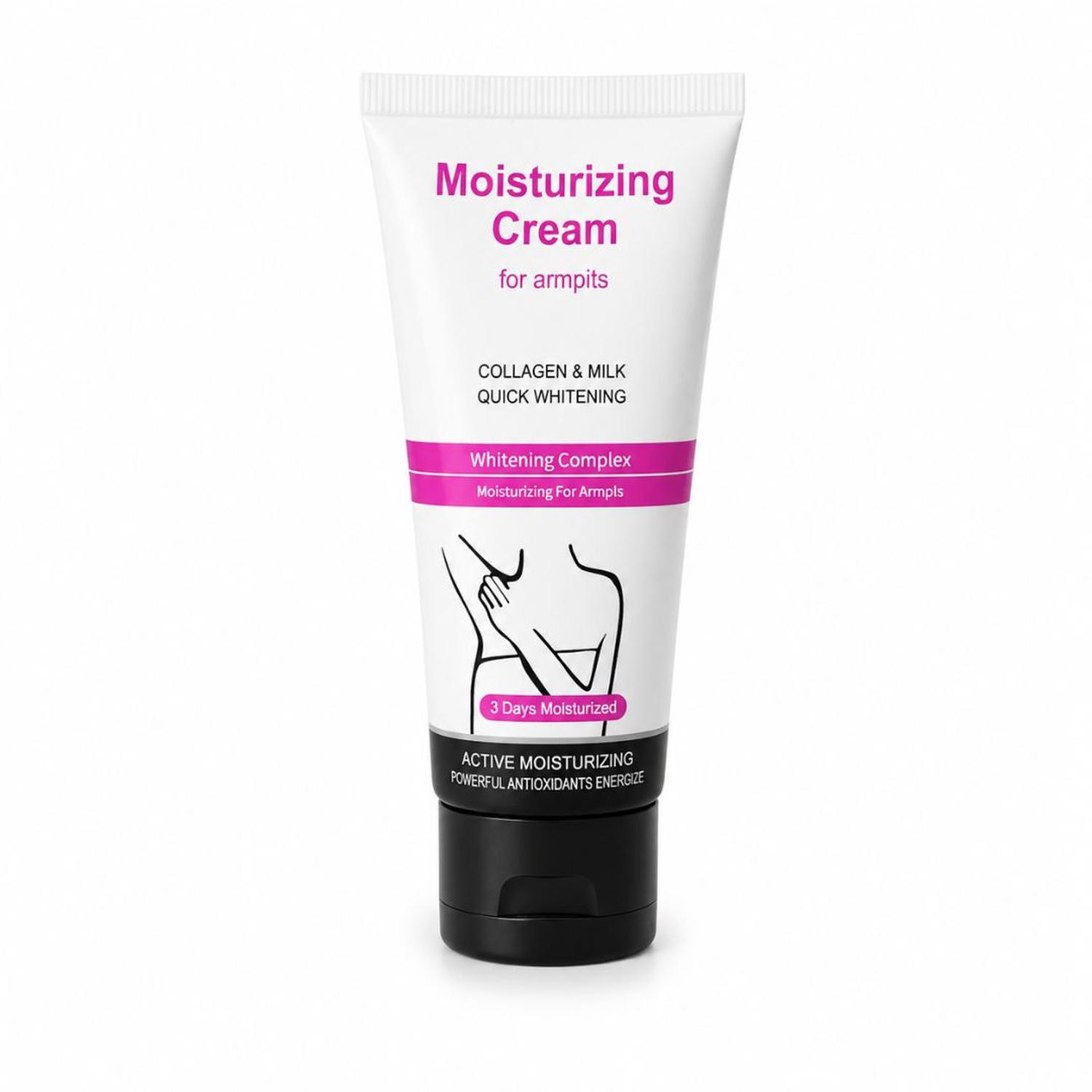 CREMA HUMECTANTE ACLARANTE DE AXILAS CON COLÁGENO Y LECHE 50 ML - 1
