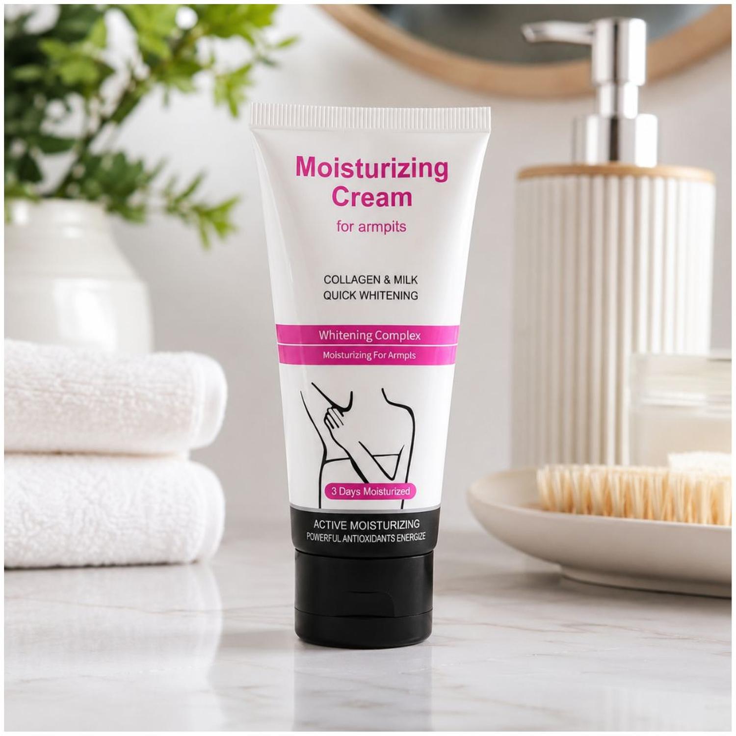 CREMA HUMECTANTE ACLARANTE DE AXILAS CON COLÁGENO Y LECHE 50 ML - 4