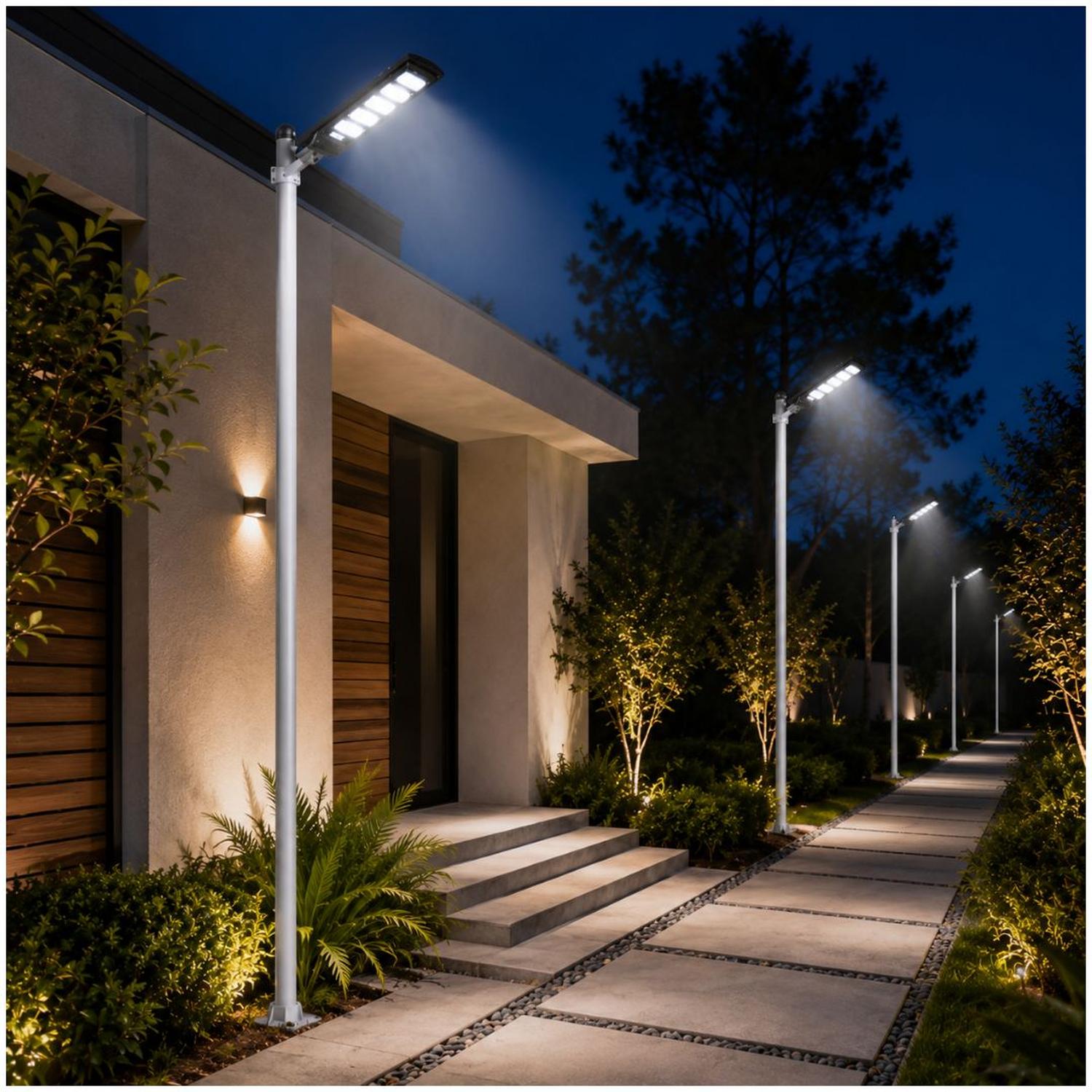 LÁMPARA PANEL SOLAR REFLECTOR MG 1000W CON SENSOR IMPERMEABLE + CONTROL REMOTO - 3