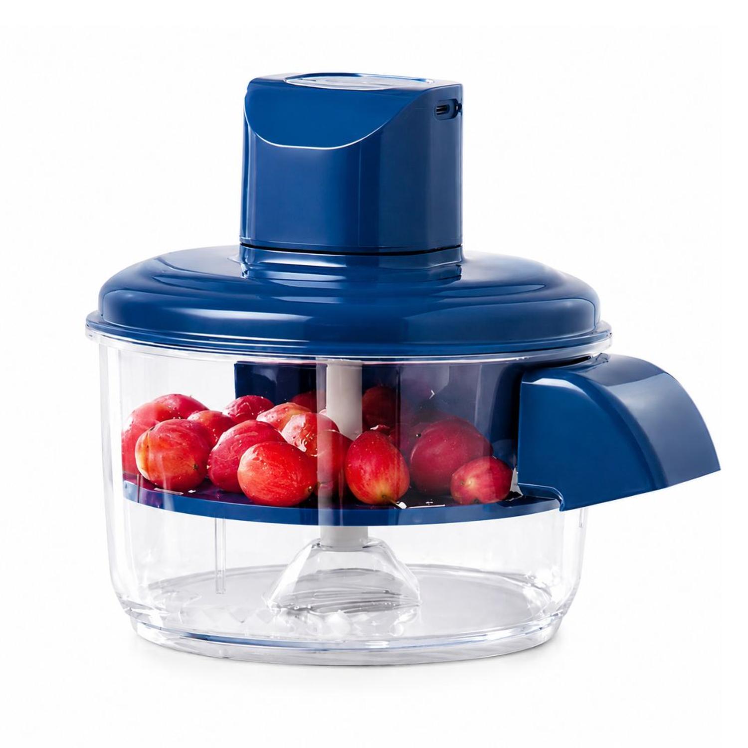 PELADOR ELÉCTRICO RECARGABLE PARA FRUTA VERDURAS ALIMENTOS MULTIUSOS 5 CUCHILLAS - 4