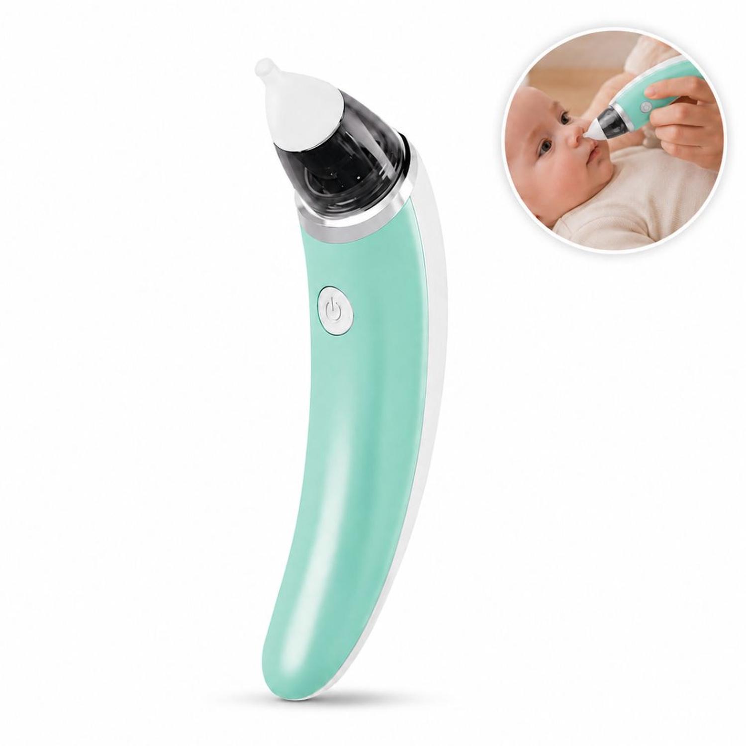 ASPIRADOR SUCCIONADOR NASAL ELÉCTRICO RECARGABLE PARA BEBE + ACCESORIOS - 1