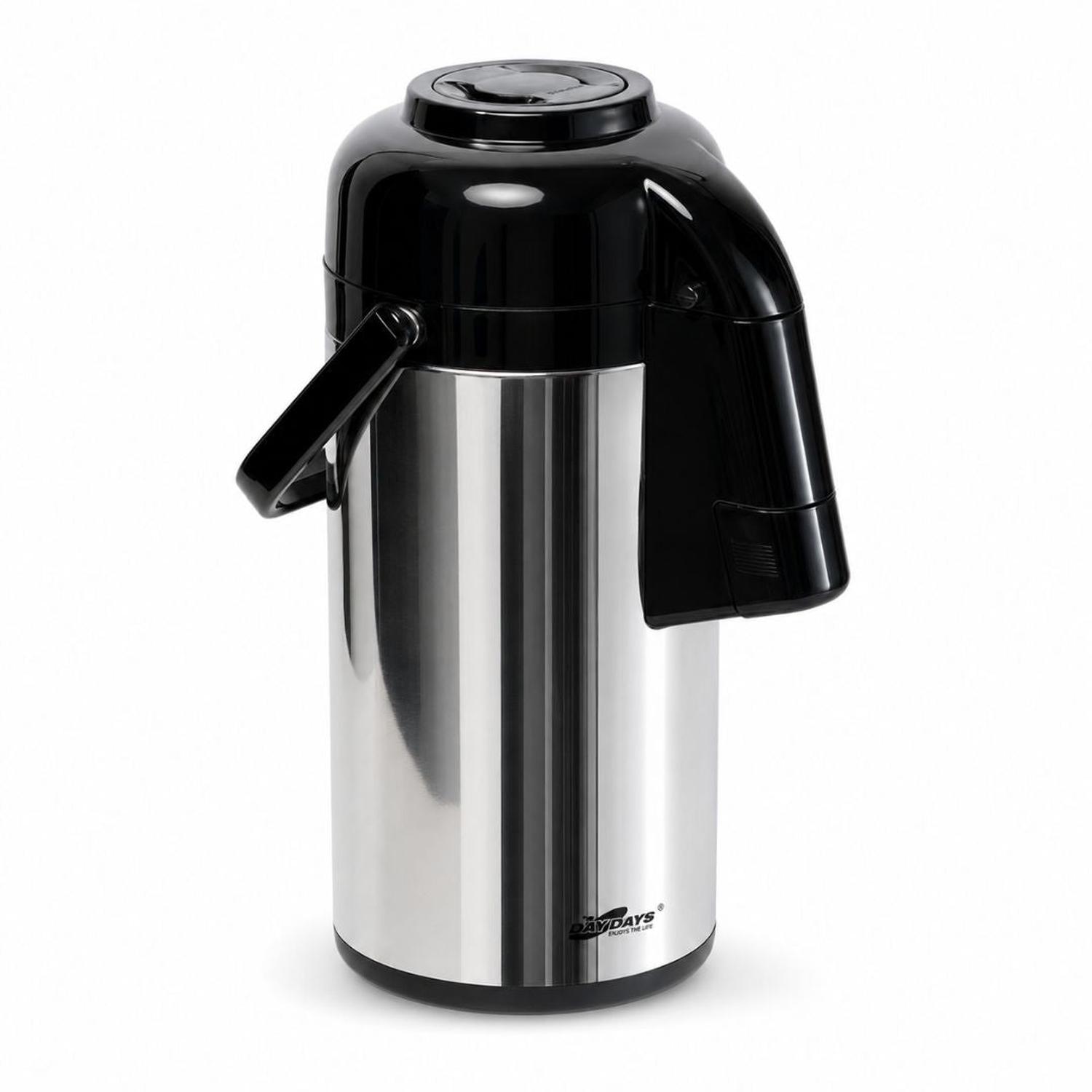 TERMO CON DISPENSADOR DAYDAYS GRANDE 3 LITROS ACERO INOXIDABLE BEBIDAS FRÍAS CALIENTES - 2