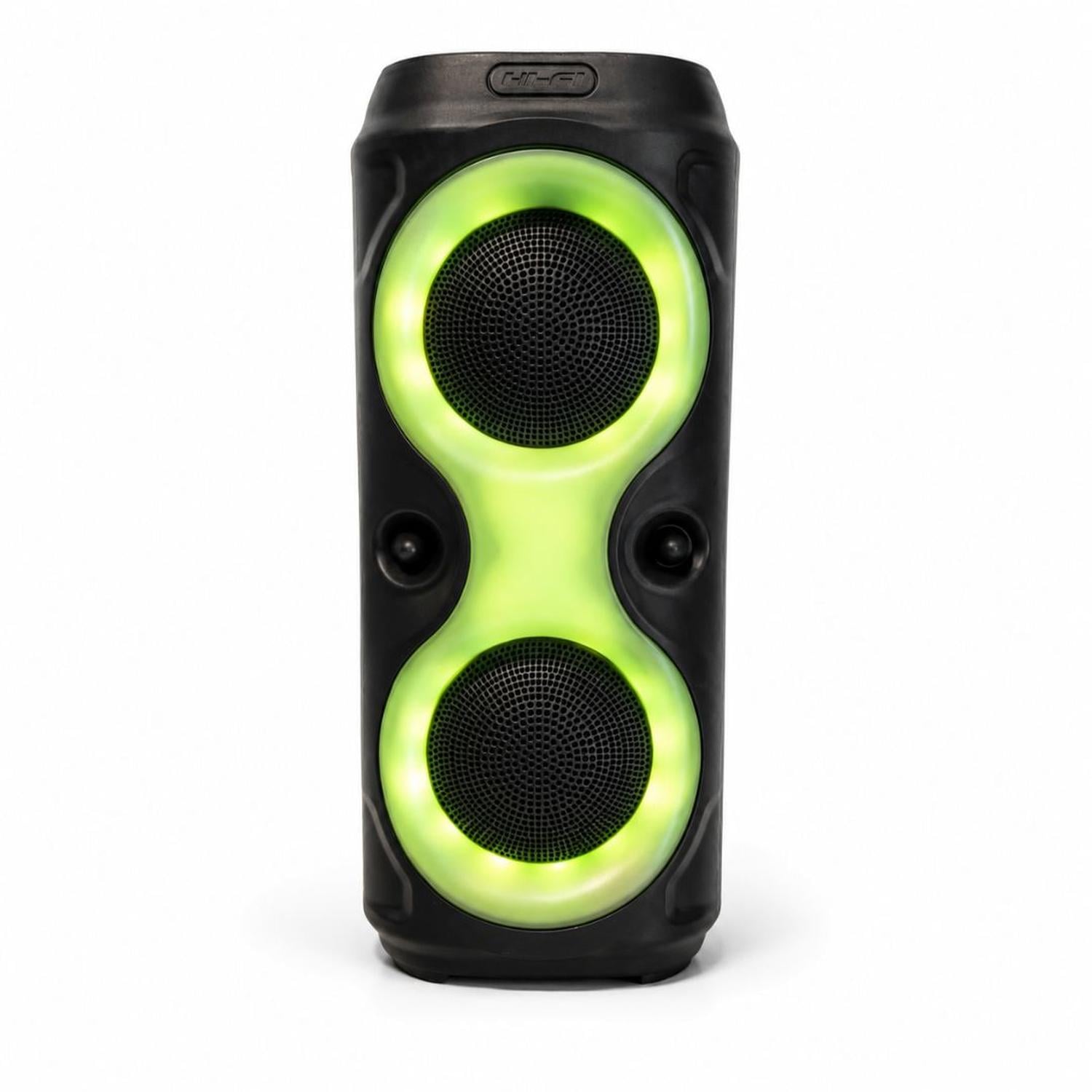 PARLANTE BLUETOOTH INALÁMBRICO MS-3628BT LUCES LED RGB 20W CON DOBLE PARLANTE DE 4' - 5