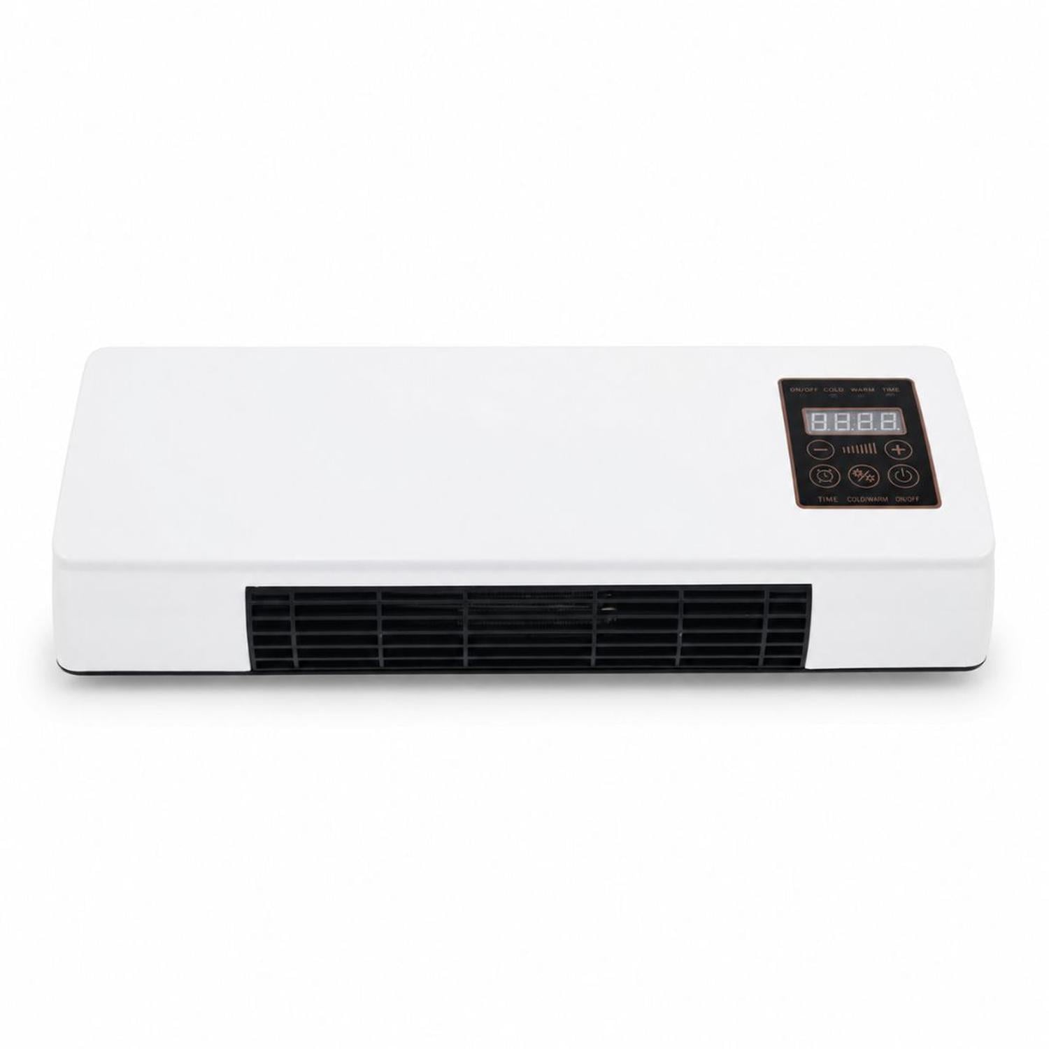 VENTILADOR CALEFACTOR ELÉCTRICO DE PARED 2 EN 1 DE 2000W PANTALLA LED CONTROL REMOTO - 5