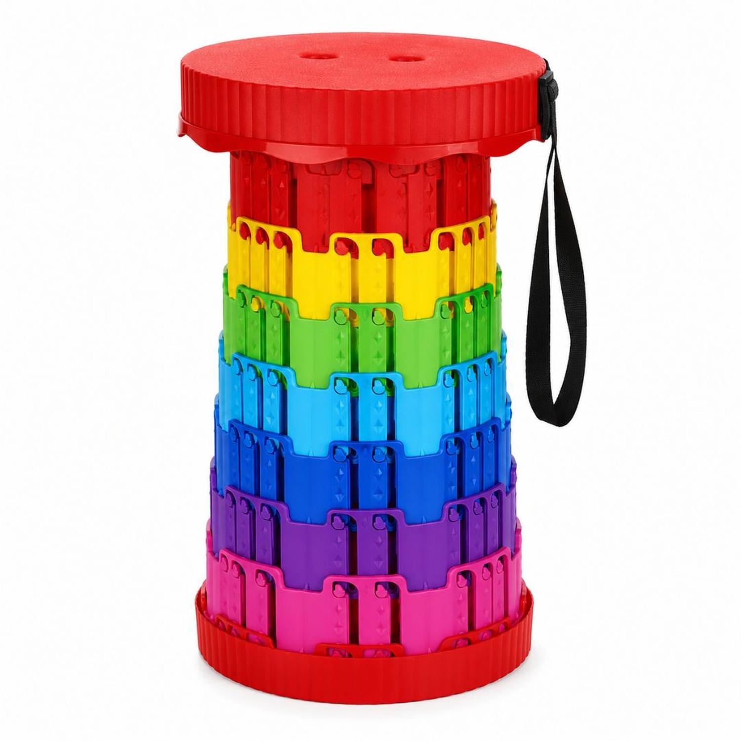 BANCO PLEGABLE RETRÁCTIL PORTÁTIL MULTIUSOS PARA CAMPING PESCA VIAJES COLOR ALEATORIO - 6
