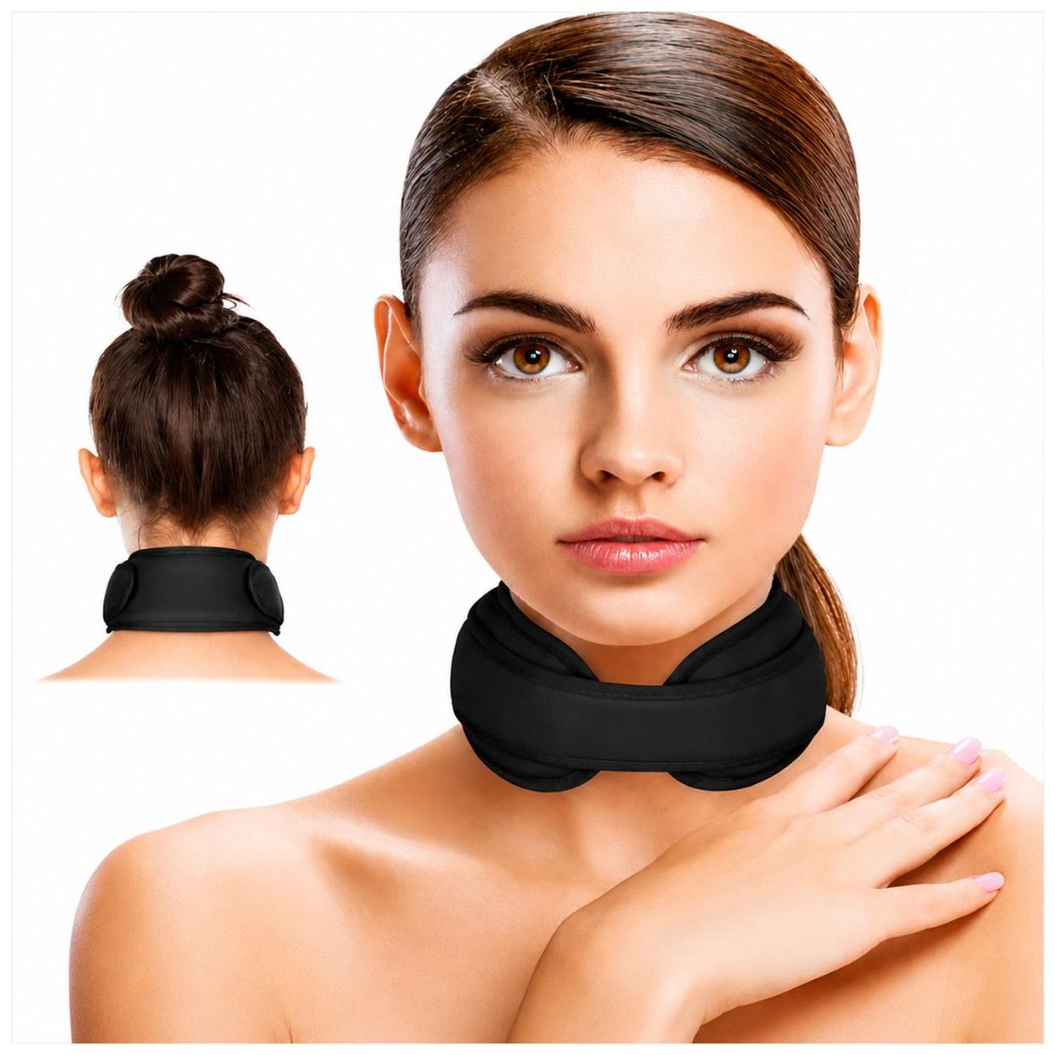 COLLAR TERAPÉUTICO PARA CUELLO CUELLERA FRÍO Y CALOR AJUSTABLE COMPRESA DE GEL CERVICAL - 1