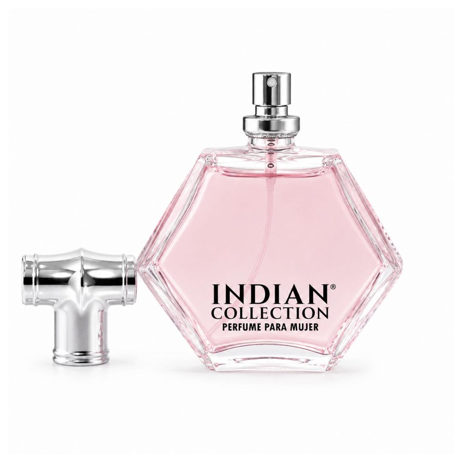 PERFUME PARA MUJER INDIAN COLLECTION 100ML FRAGANCIA FLORAL LARGA DURACIÓN GBL208 - 6