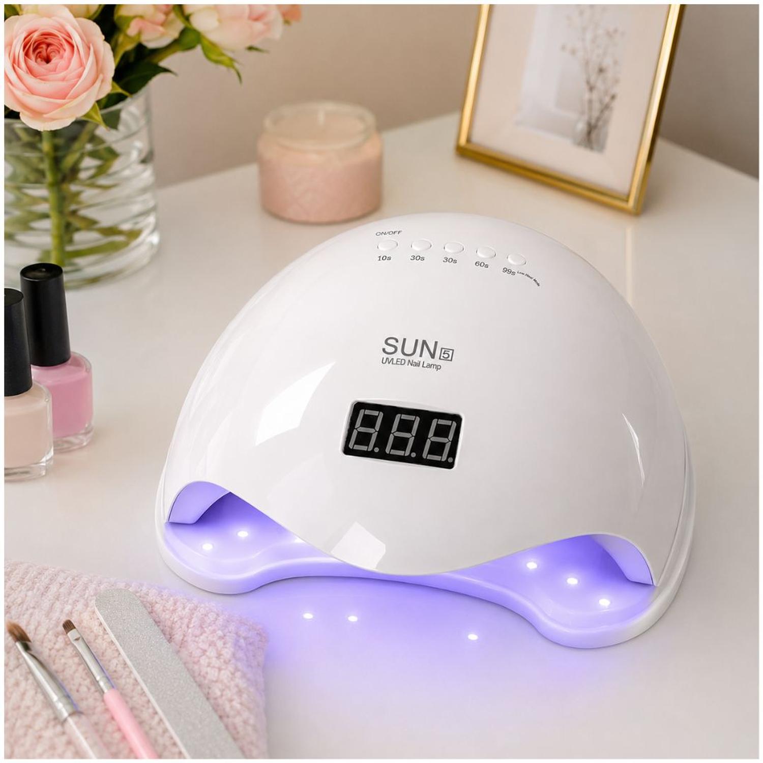 SECADOR DE UÑAS PROFESIONAL GRANDE UV/LED 48W SENSOR AUTOMÁTICO Y TEMPORIZADOR INTELIGENTE TAMAÑO M - 4