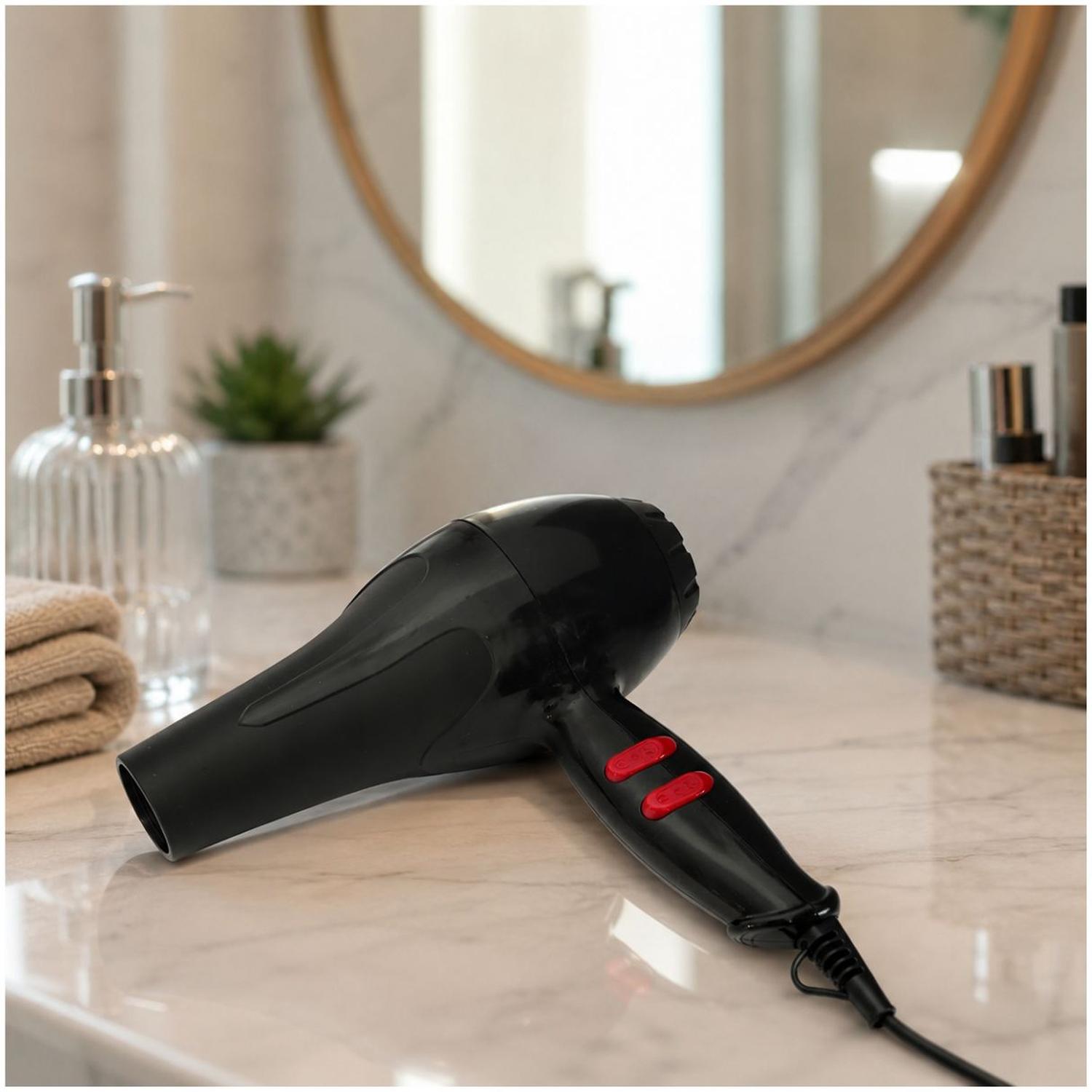 SECADORA DE CABELLO 80173 PROFESIONAL 6000W 5 EN 1 CON DIFUSOR AIRE FRÍO Y CALIENTE - 4