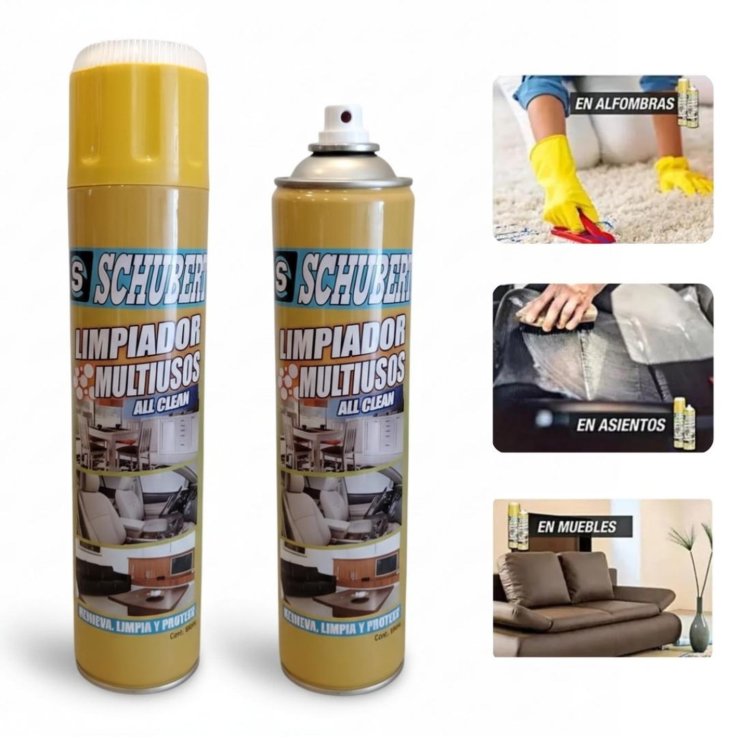 PACK X2 ESPUMA LIMPIADORA MULTIUSOS SCHUBERT 1300ML EN SPRAY LIMPIATODO - 2