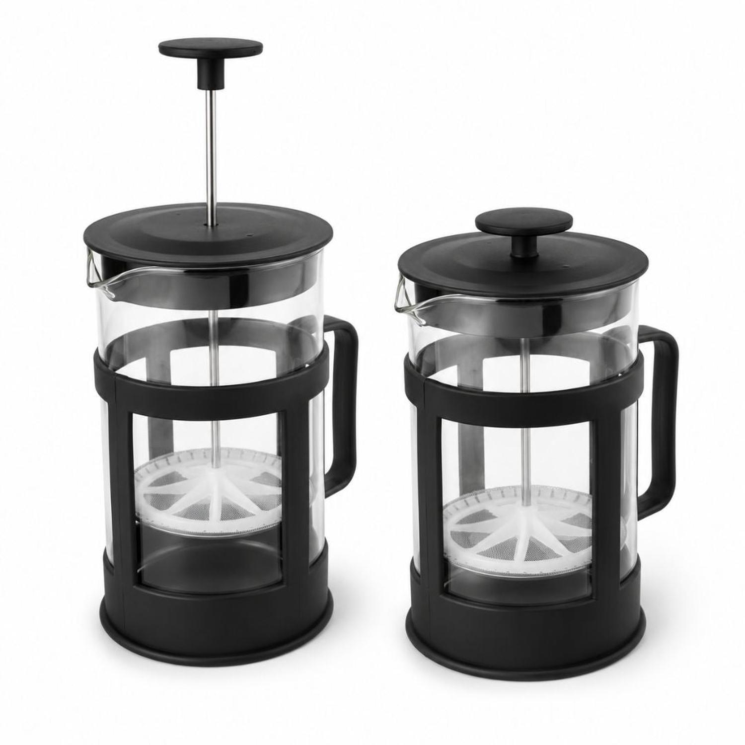 CAFETERA MANUAL PRENSA FRANCESA DE VIDRIO 1000 ML PARA CAFÉ Y TÉ CON FILTRO DE ÉMBOLO - 5
