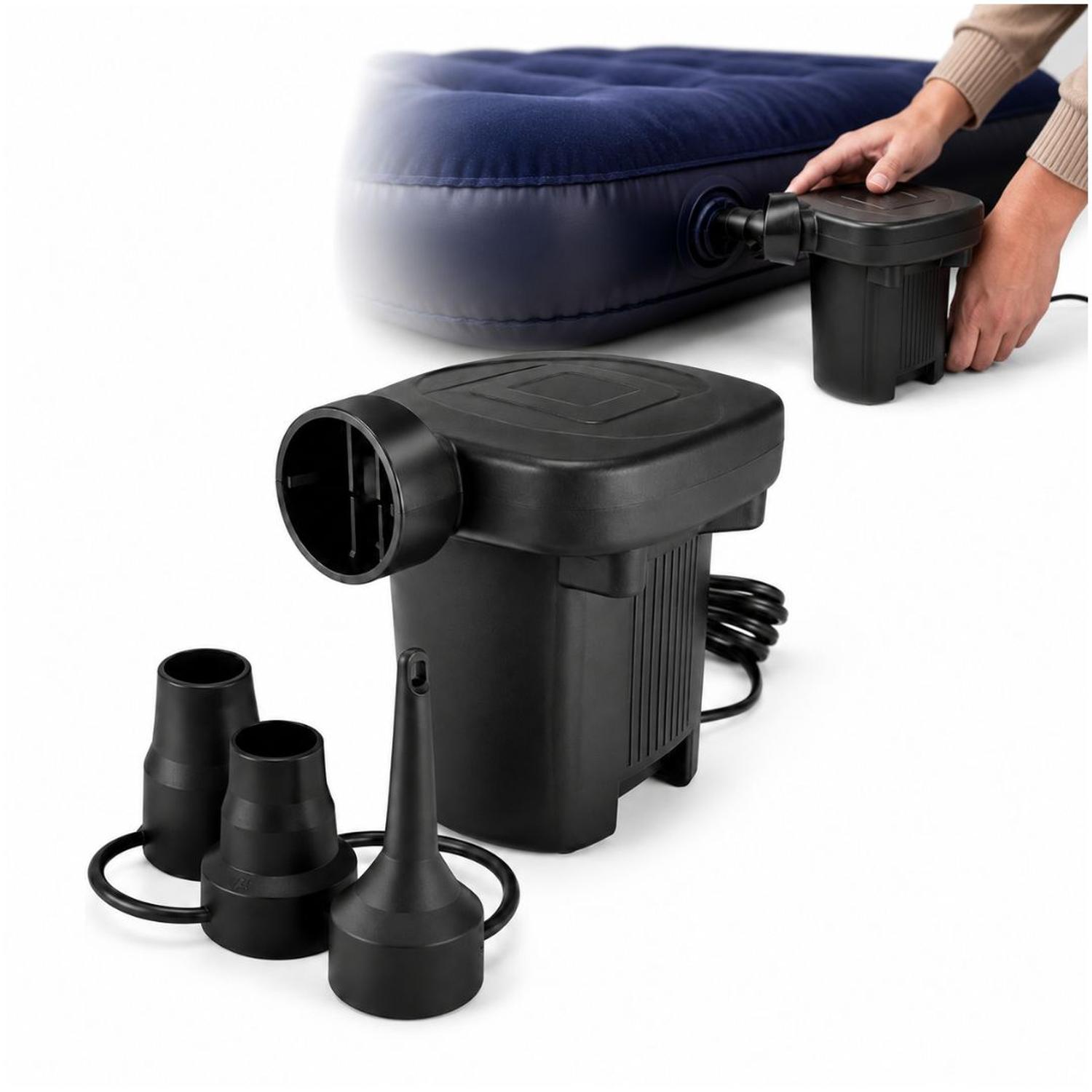 INFLADOR ELÉCTRICO PORTÁTIL HT-196 DE 220V MULTIUSOS COLCHONES PISCINAS GLOBOS - 5