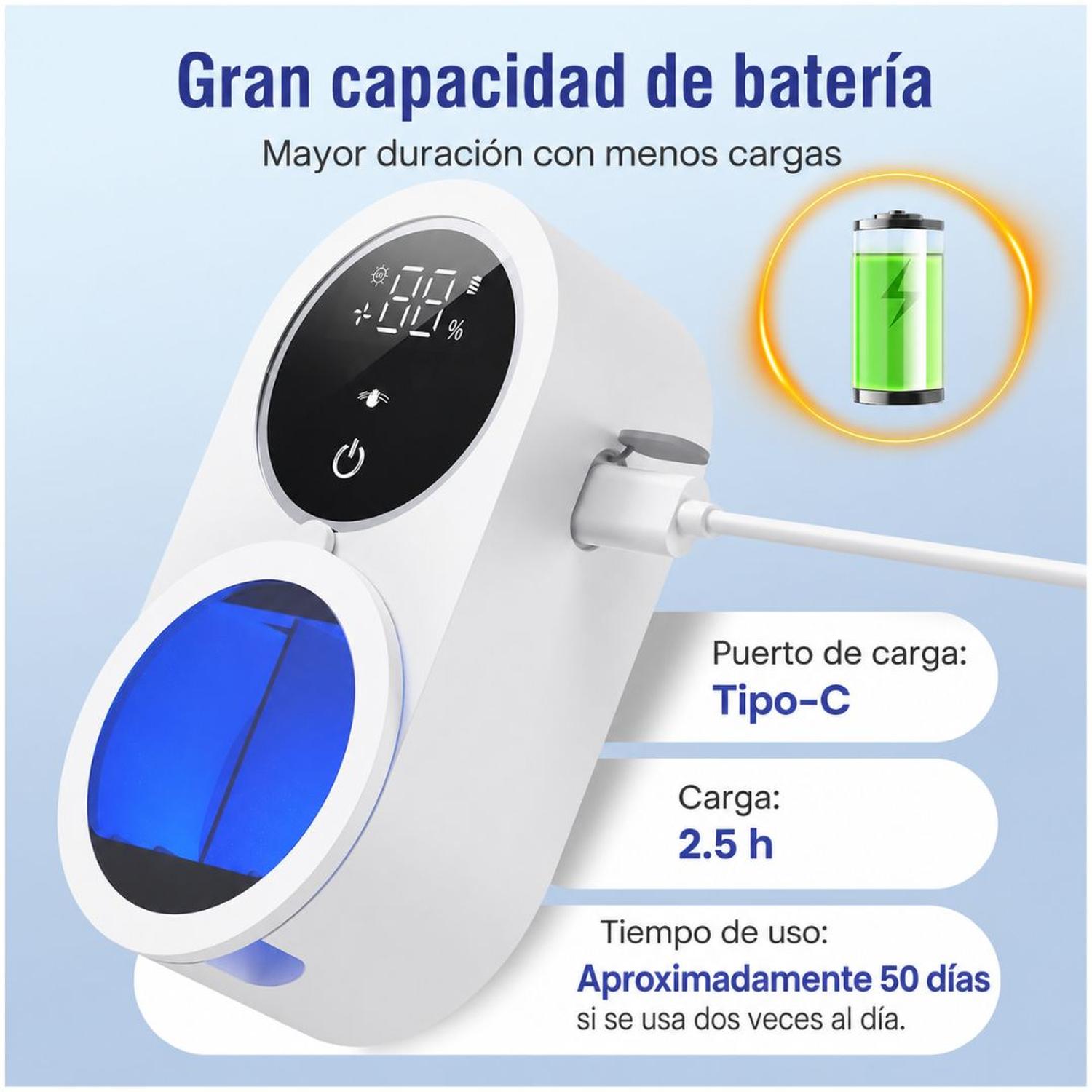 ESTERILIZADOR UV CEPILLOS DE DIENTES DENTAL INTELIGENTE PANTALLA DIGITAL SENSOR DE APERTURA - 5
