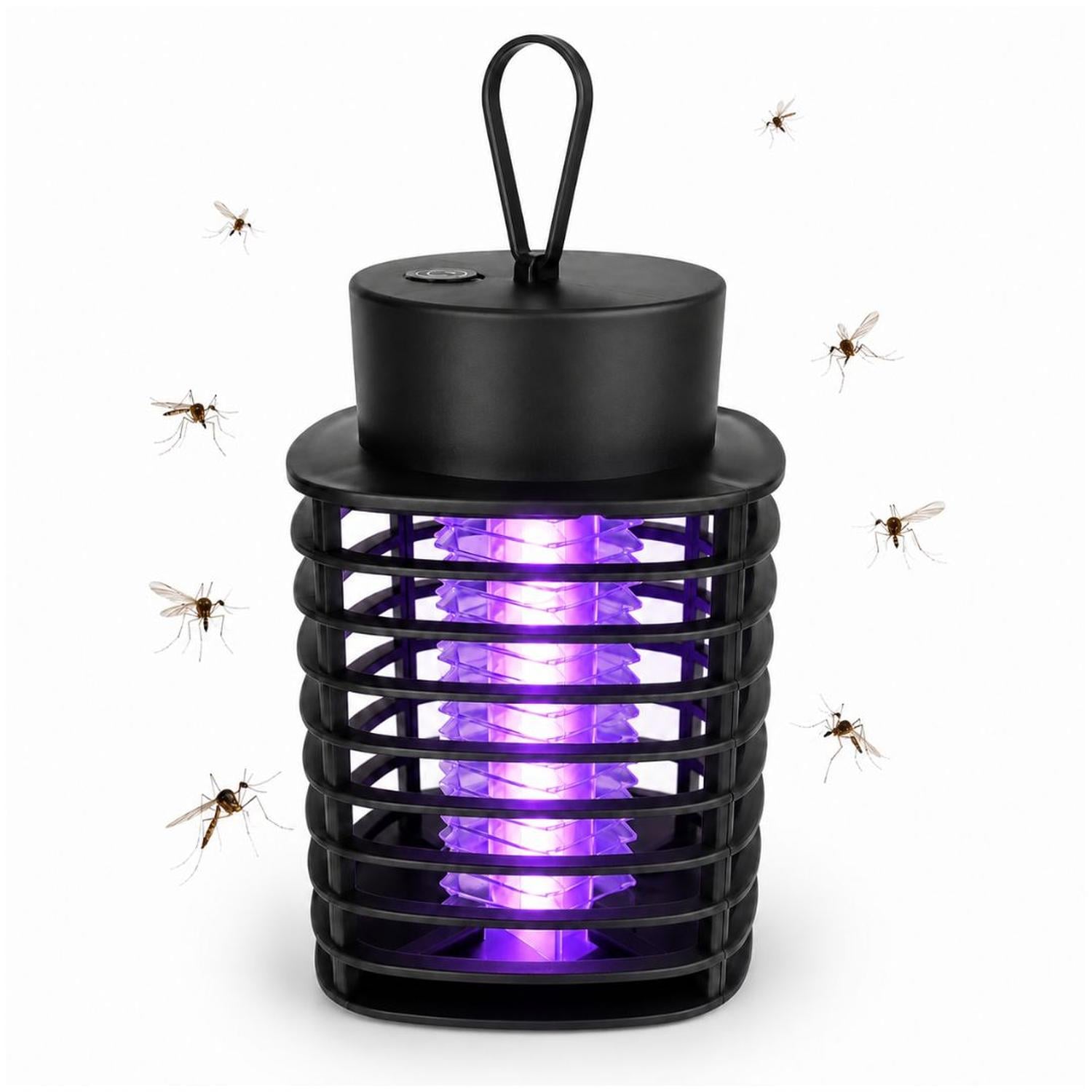 LÁMPARA MATA MOSQUITOS ELÉCTRICA LUZ UV INSECTOCUTOR ATRAPA ZANCUDOS 5W - 1