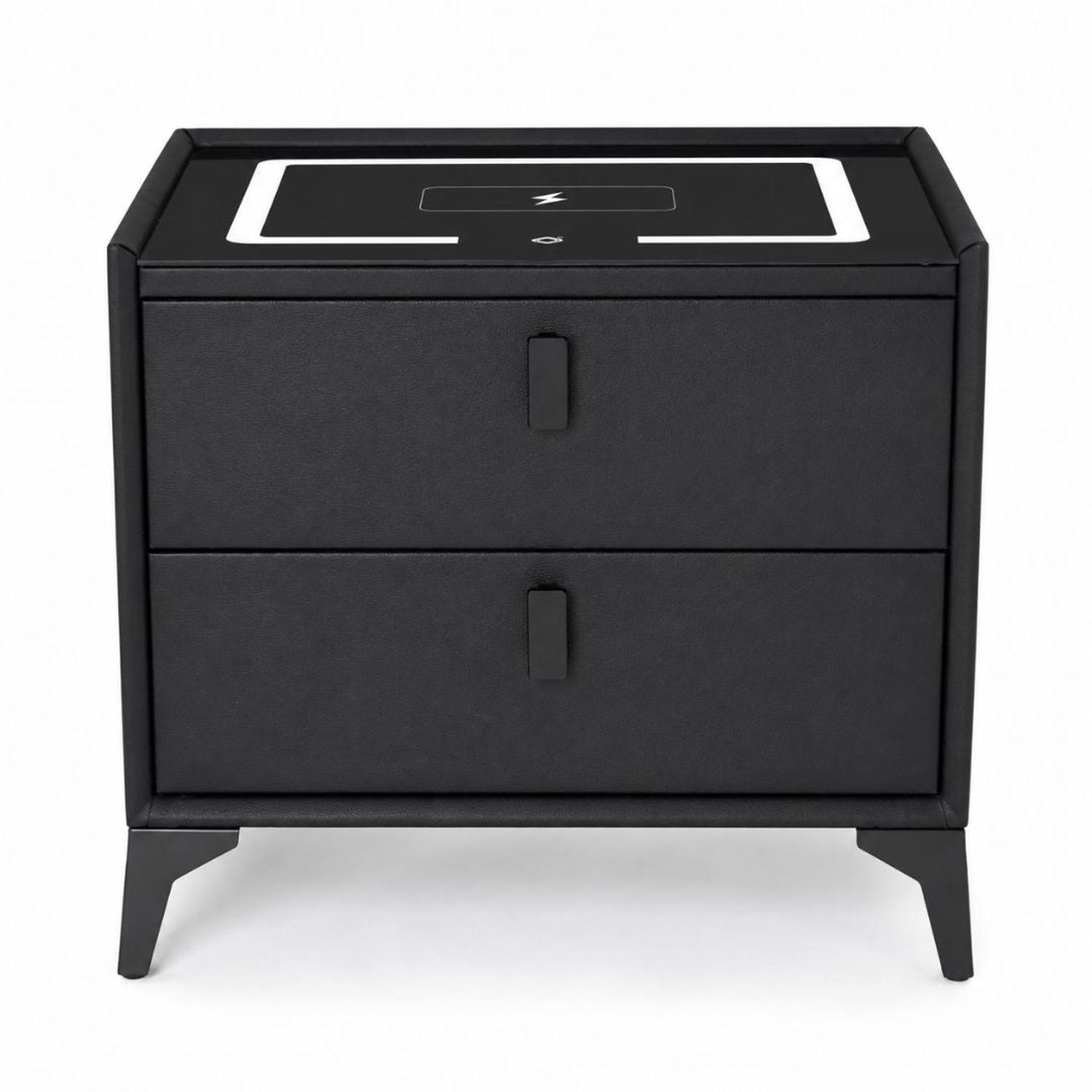 MESA DE NOCHE INTELIGENTE VELADOR SMART PARLANTE BLUETOOTH CARGADOR INALÁMBRICO - 6