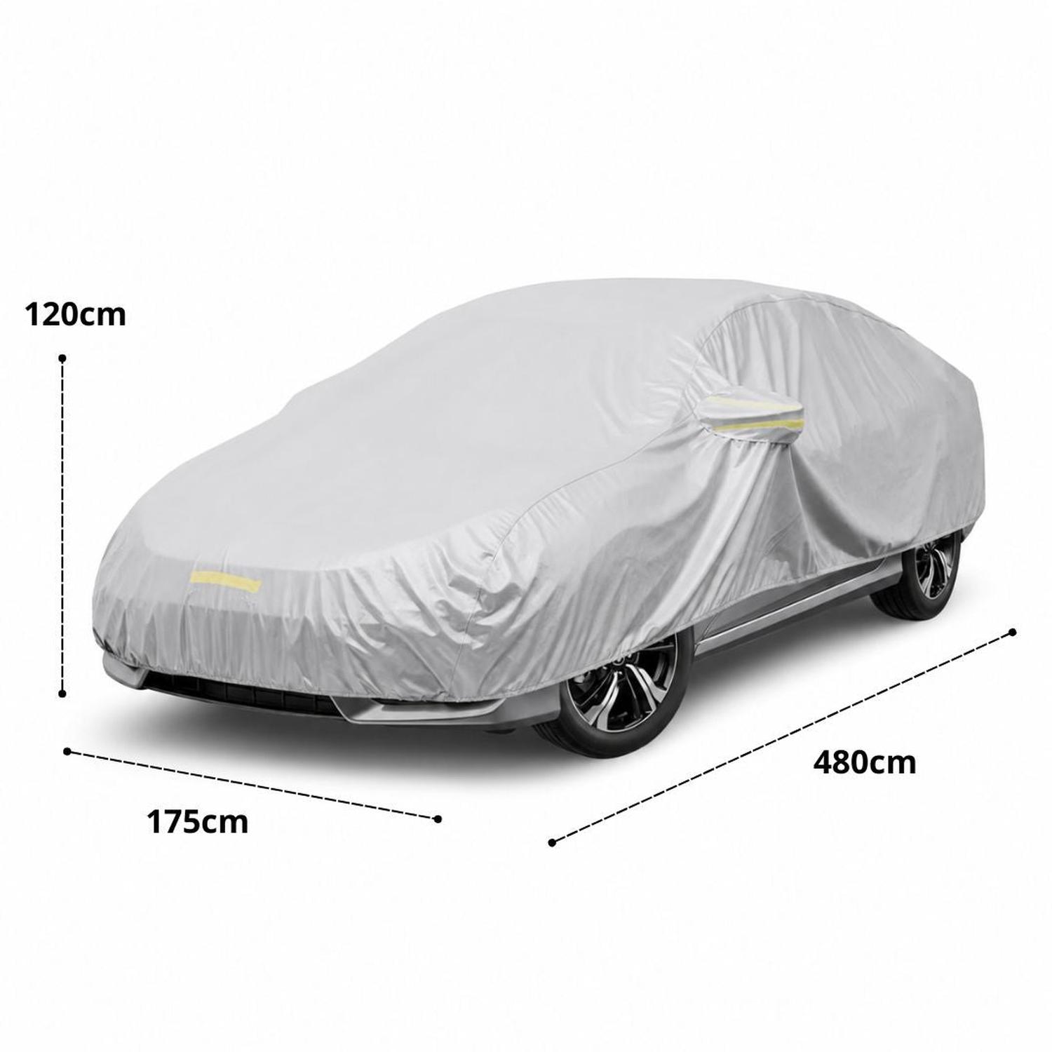 FORRO FUNDA COBERTOR PARA AUTO IMPERMEABLE PROTECTOR 120X175X480CM - 4