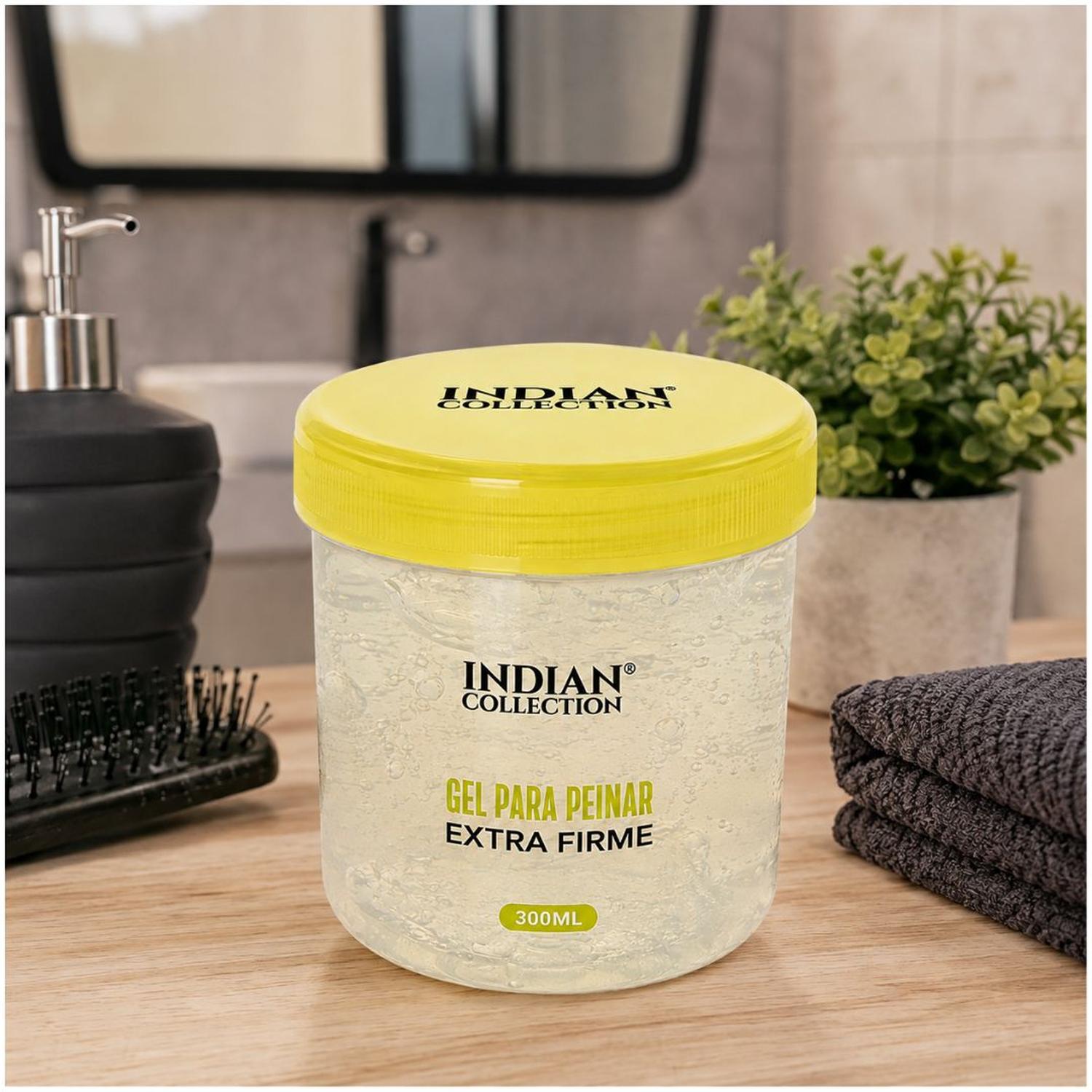 GEL EXTRA FUERTE PARA HOMBRE INDIAN COLLECTION 300ML FIJACIÓN EXTRA FIRME - 2