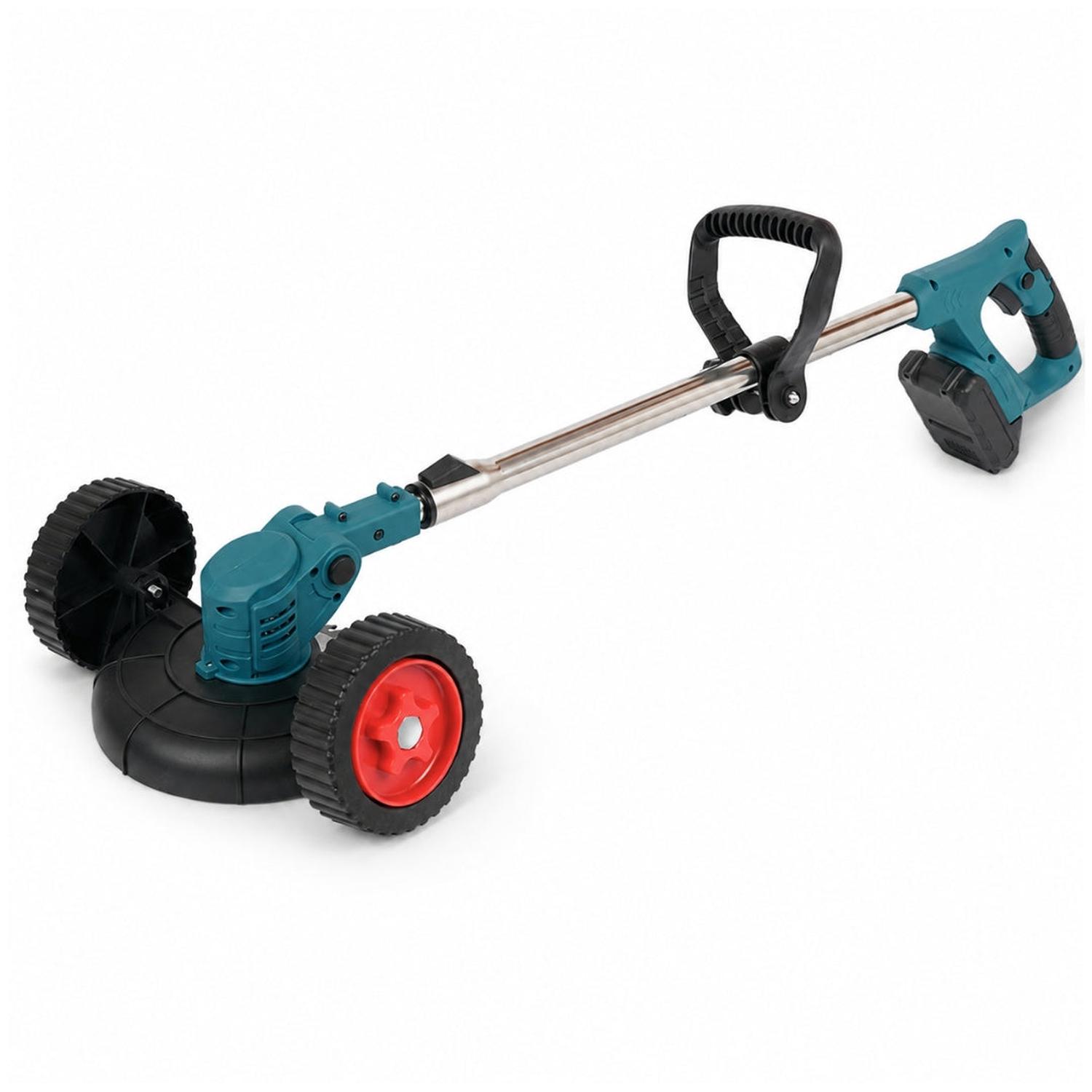 PODADORA DE CÉSPED INALÁMBRICA 48V RECARGABLE CORTADORA DE GRASS CON RUEDAS - 5