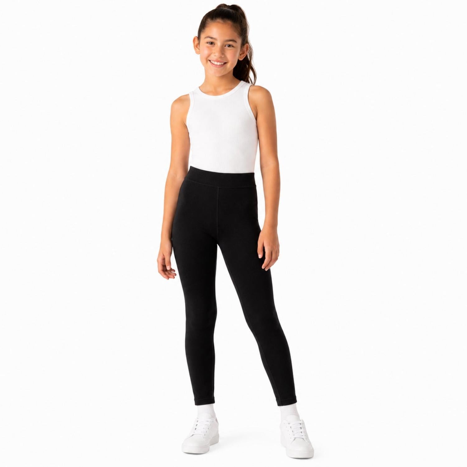 PANTALÓN LEGGINGS CALENTADOR TÉRMICO PANTY LEGGINS PARA NIÑA TALLA XL - 1