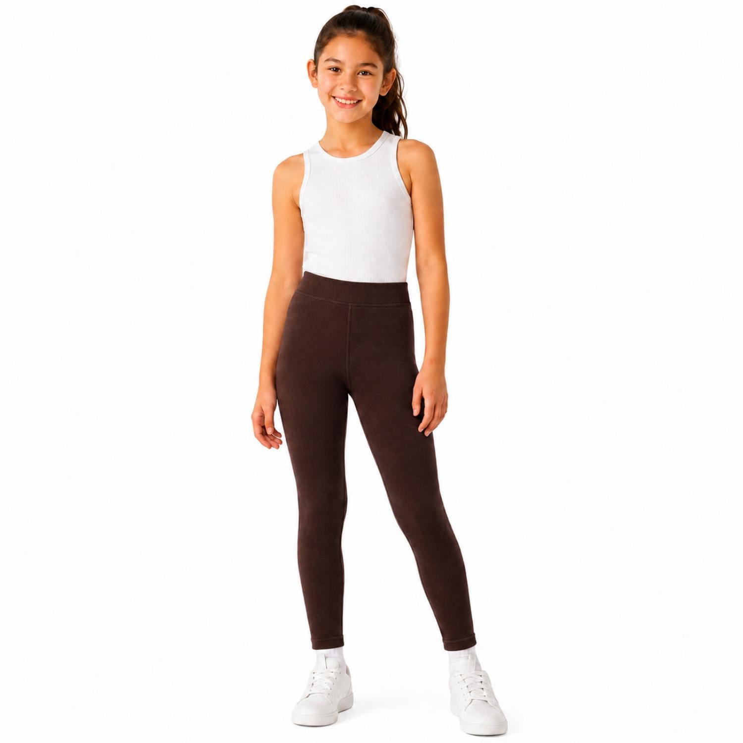 PANTALÓN LEGGINGS CALENTADOR TÉRMICO PANTY LEGGINS PARA NIÑA TALLA XL - 1
