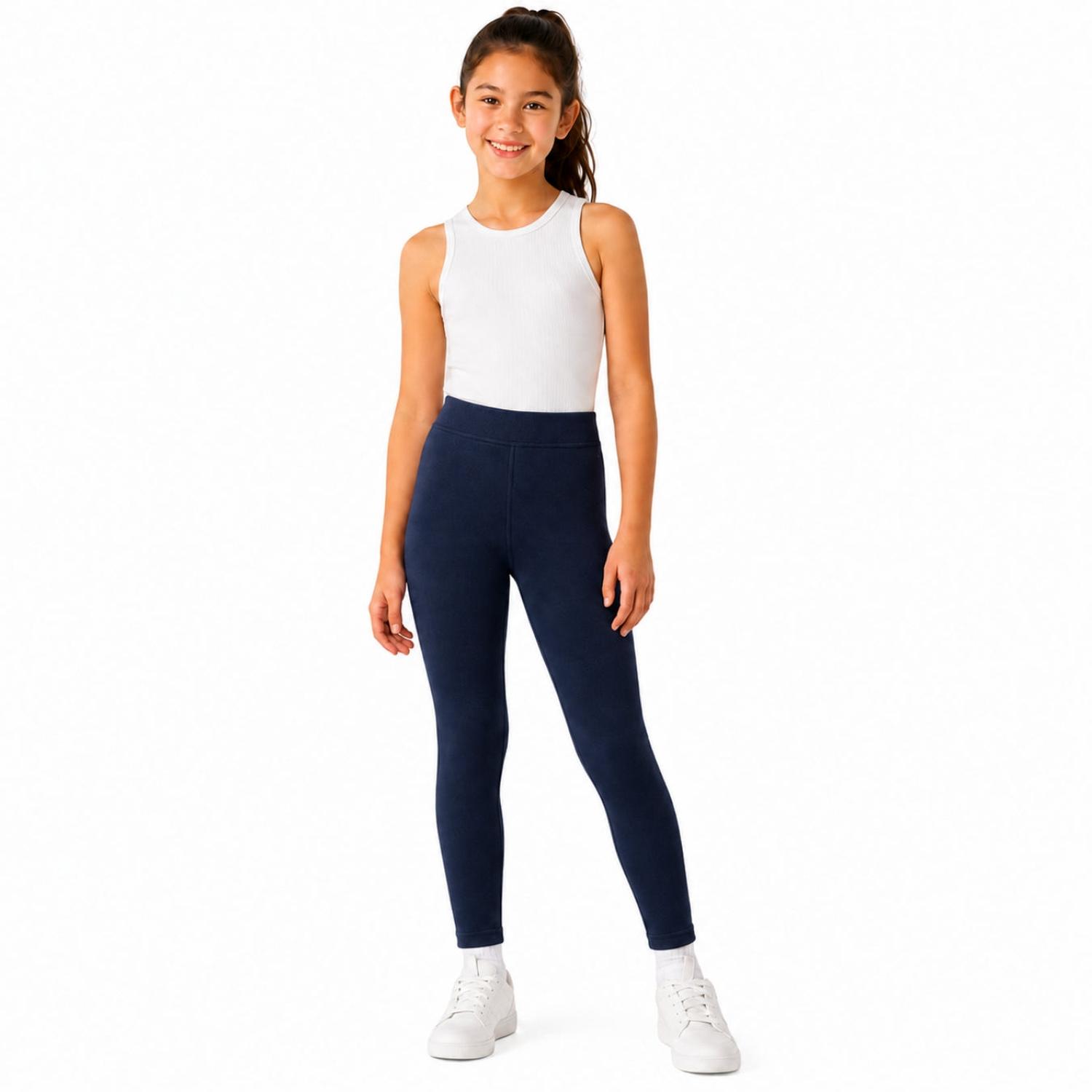 PANTALÓN LEGGINGS CALENTADOR TÉRMICO PANTY LEGGINS PARA NIÑA TALLA XL - 1