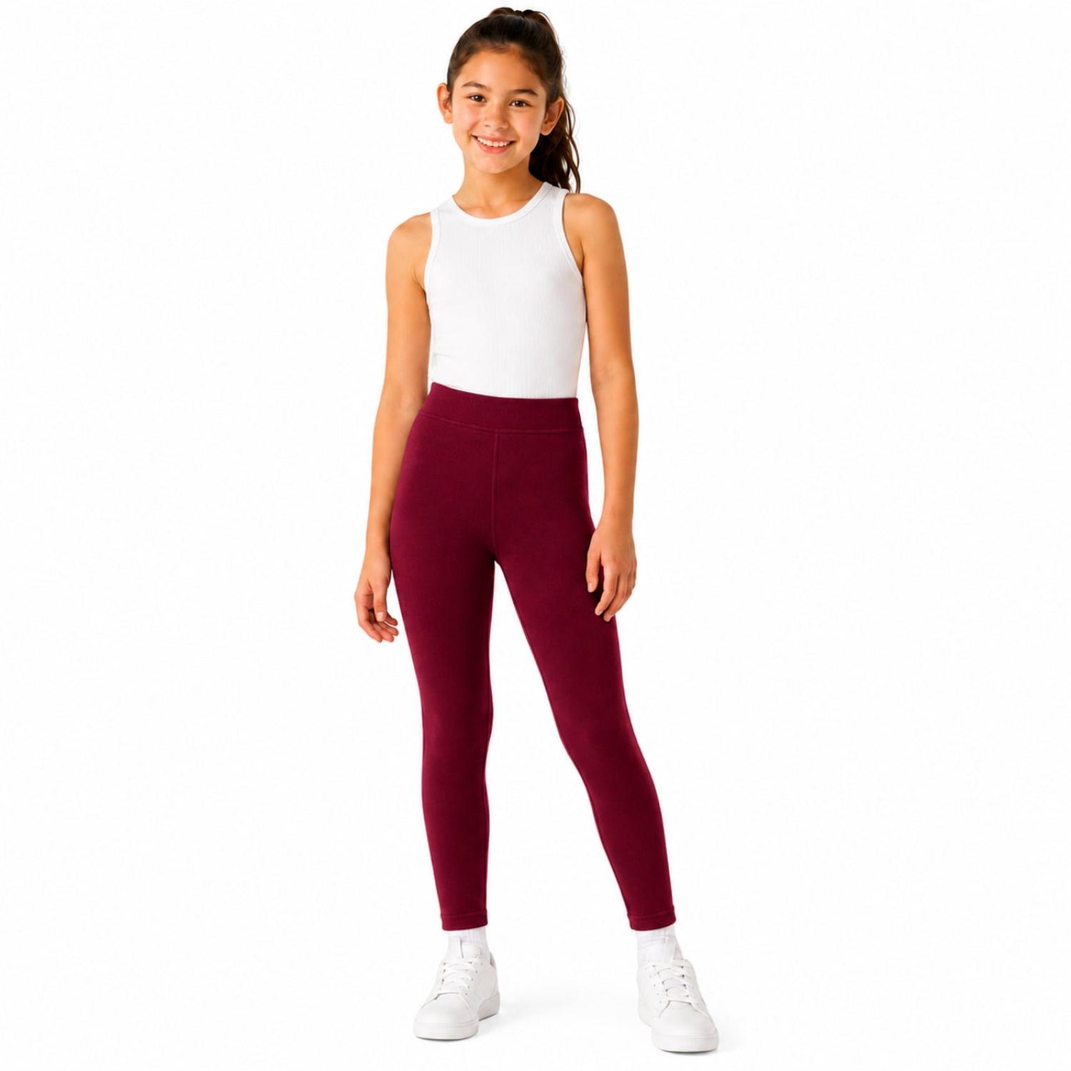 PANTALÓN LEGGINGS CALENTADOR TÉRMICO PANTY LEGGINS PARA NIÑA TALLA L - 1