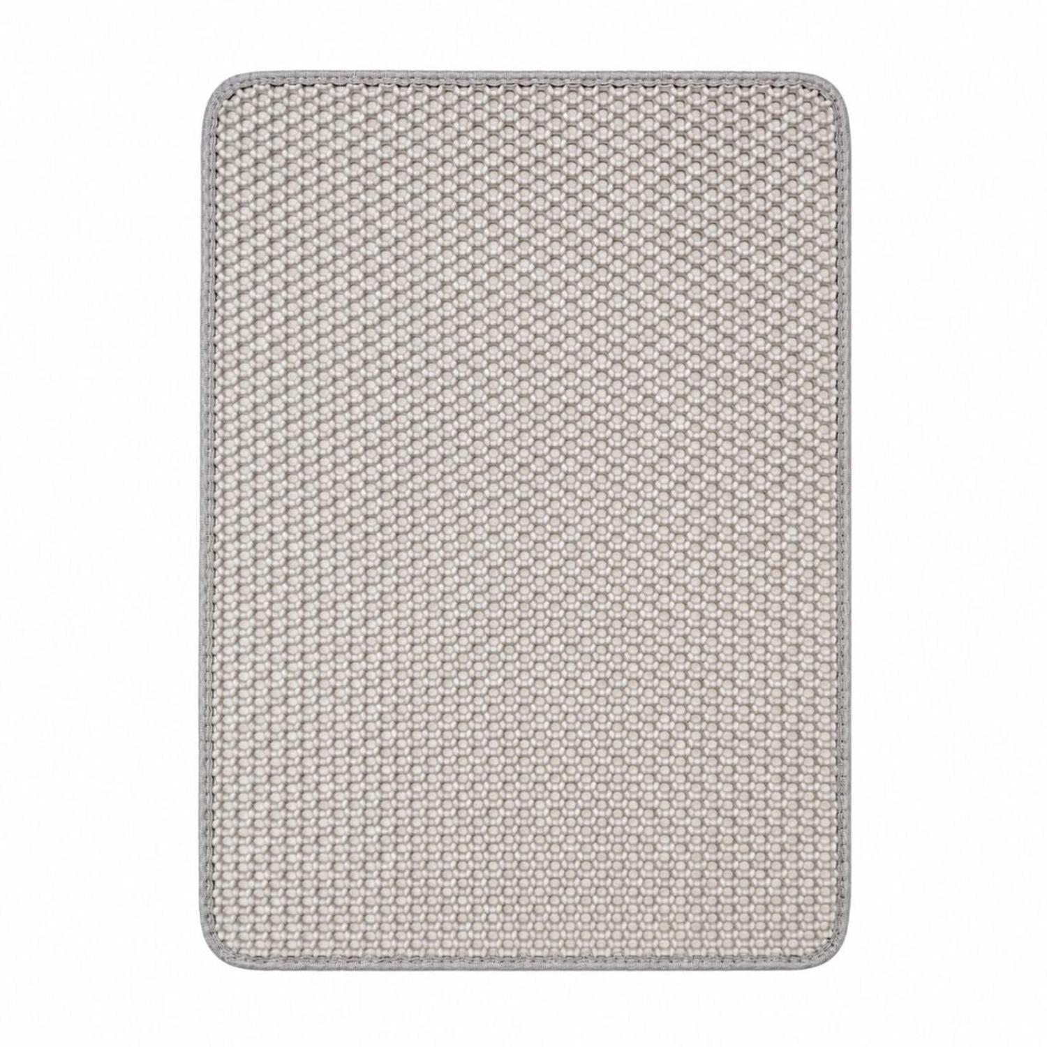 ALFOMBRA COLECTORA ATRAPA ARENA PARA GATOS 30X45CM ANTIDESLIZANTE DOBLE CAPA - 7