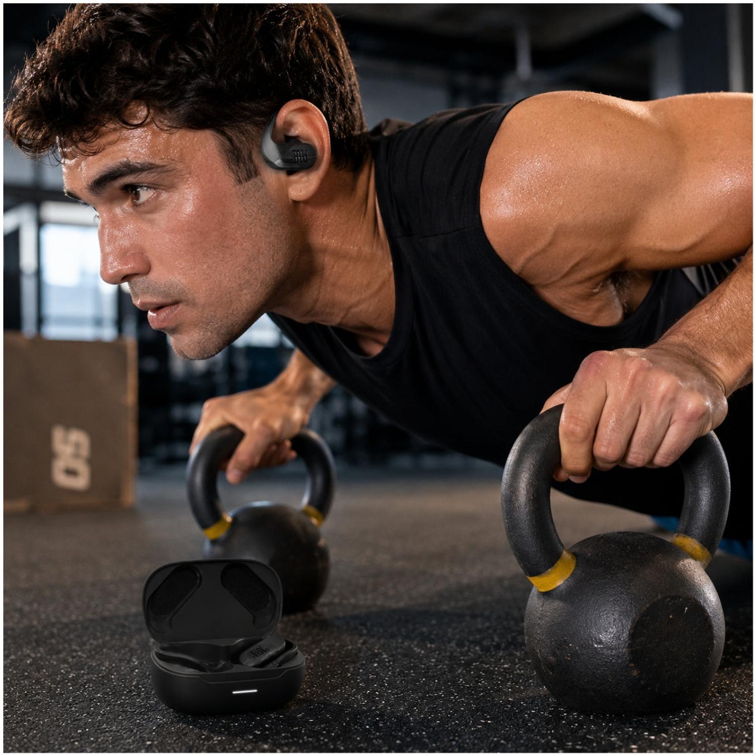 AUDÍFONOS INALÁMBRICOS JBL ENDURANCE PEAK 3 BLUETOOTH 5.2 IP68 CON POWERHOOK - 5