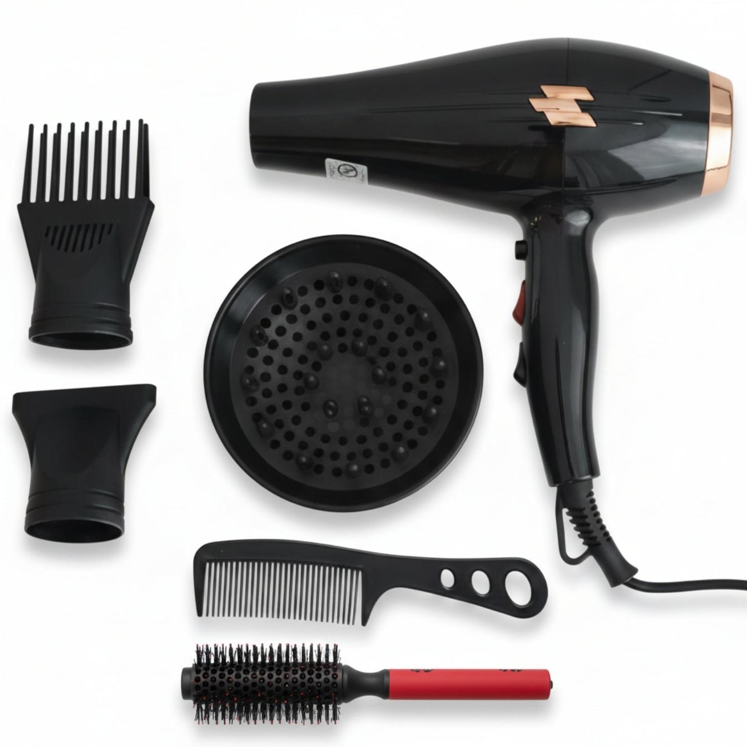 SECADORA DE CABELLO PROFESIONAL 1260 5 EN 1 DE 5000 W CON DIFUSOR - 5