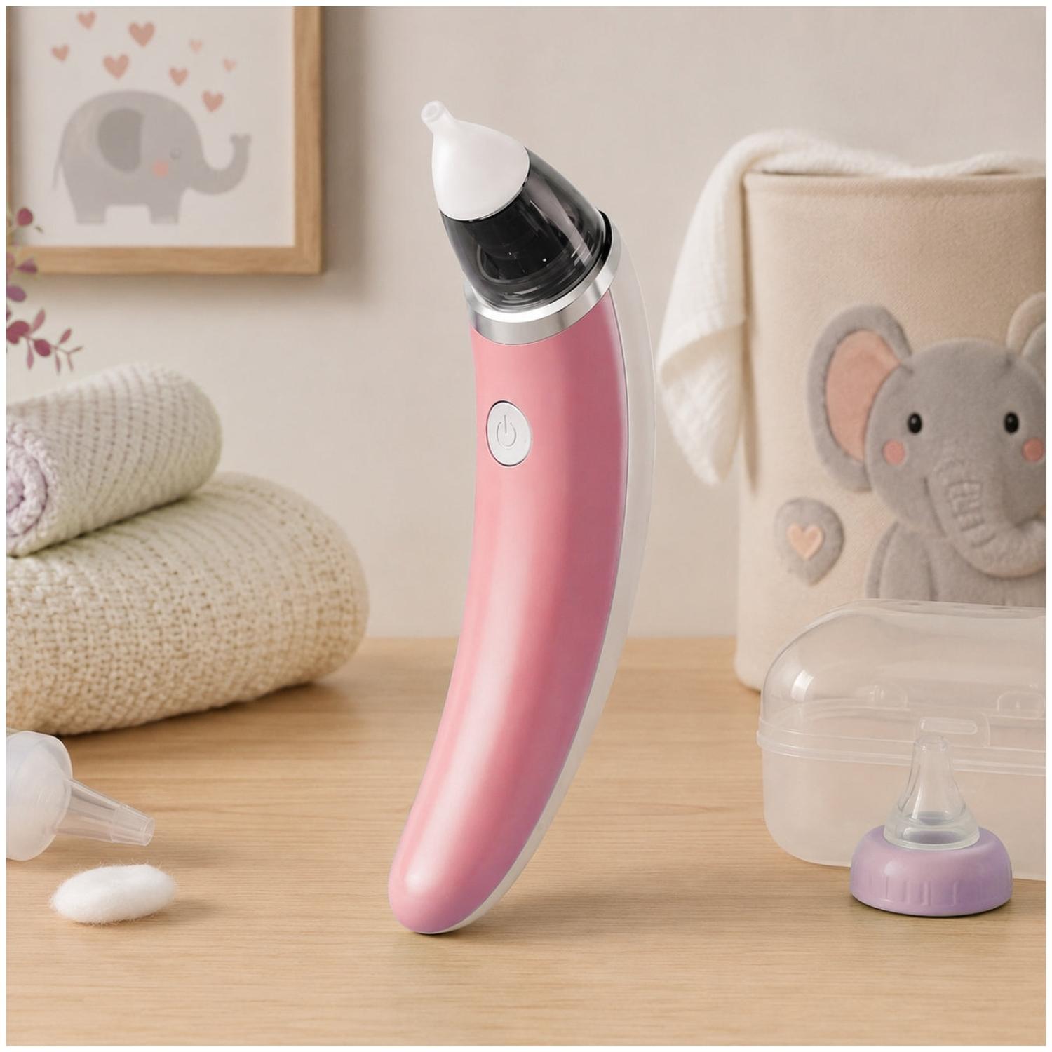 ASPIRADOR SUCCIONADOR NASAL ELÉCTRICO RECARGABLE PARA BEBE CON ACCESORIOS - 3