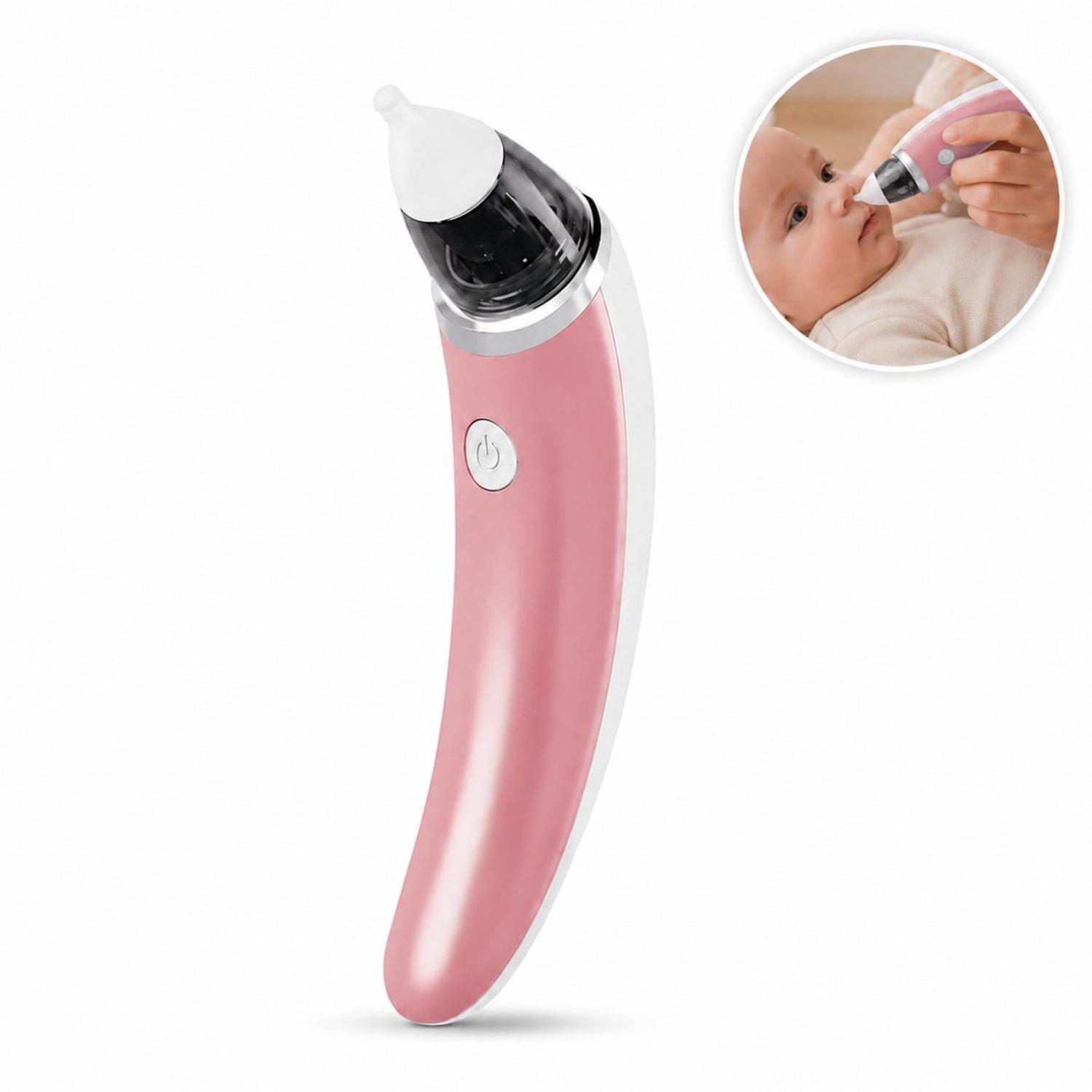 ASPIRADOR SUCCIONADOR NASAL ELÉCTRICO RECARGABLE PARA BEBE CON ACCESORIOS - 5